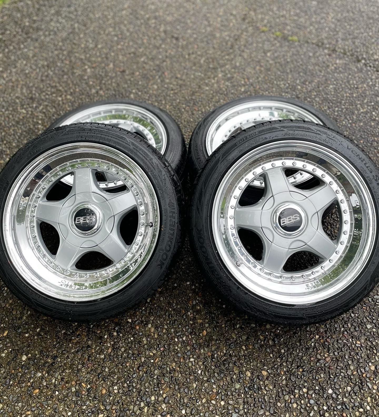 Wheels and Tires/Axles - 17” BBS RF 3 Piece Wheels & Tires - Used - 1994 to 2000 Mercedes-Benz C280 - Everett, WA 98208, United States