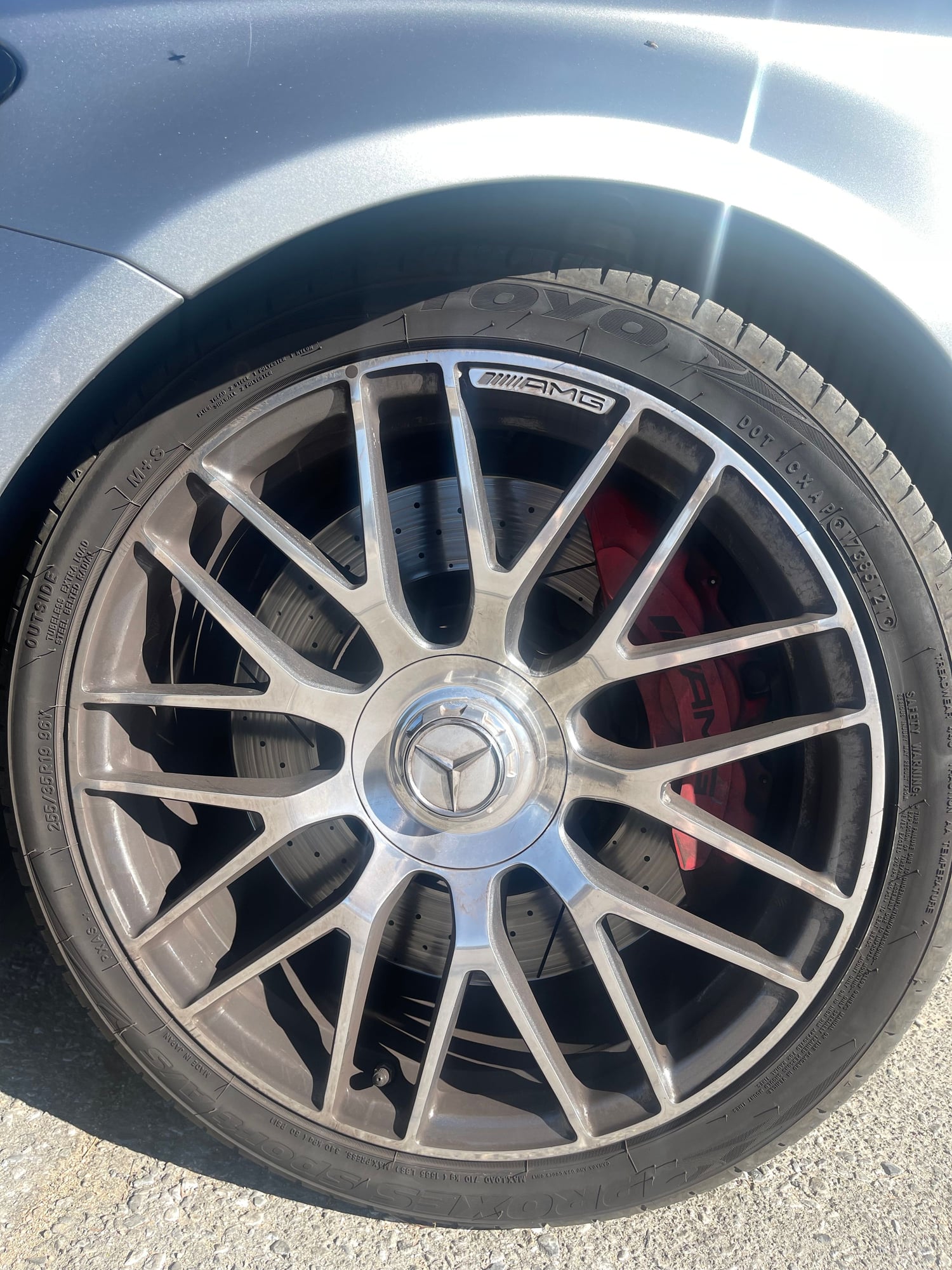 Wheels and Tires/Axles - 2016 AMG C63S OEM WHEELS - Used - 2016 to 2019 Mercedes-Benz C63 AMG S - Phelan, CA 92371, United States