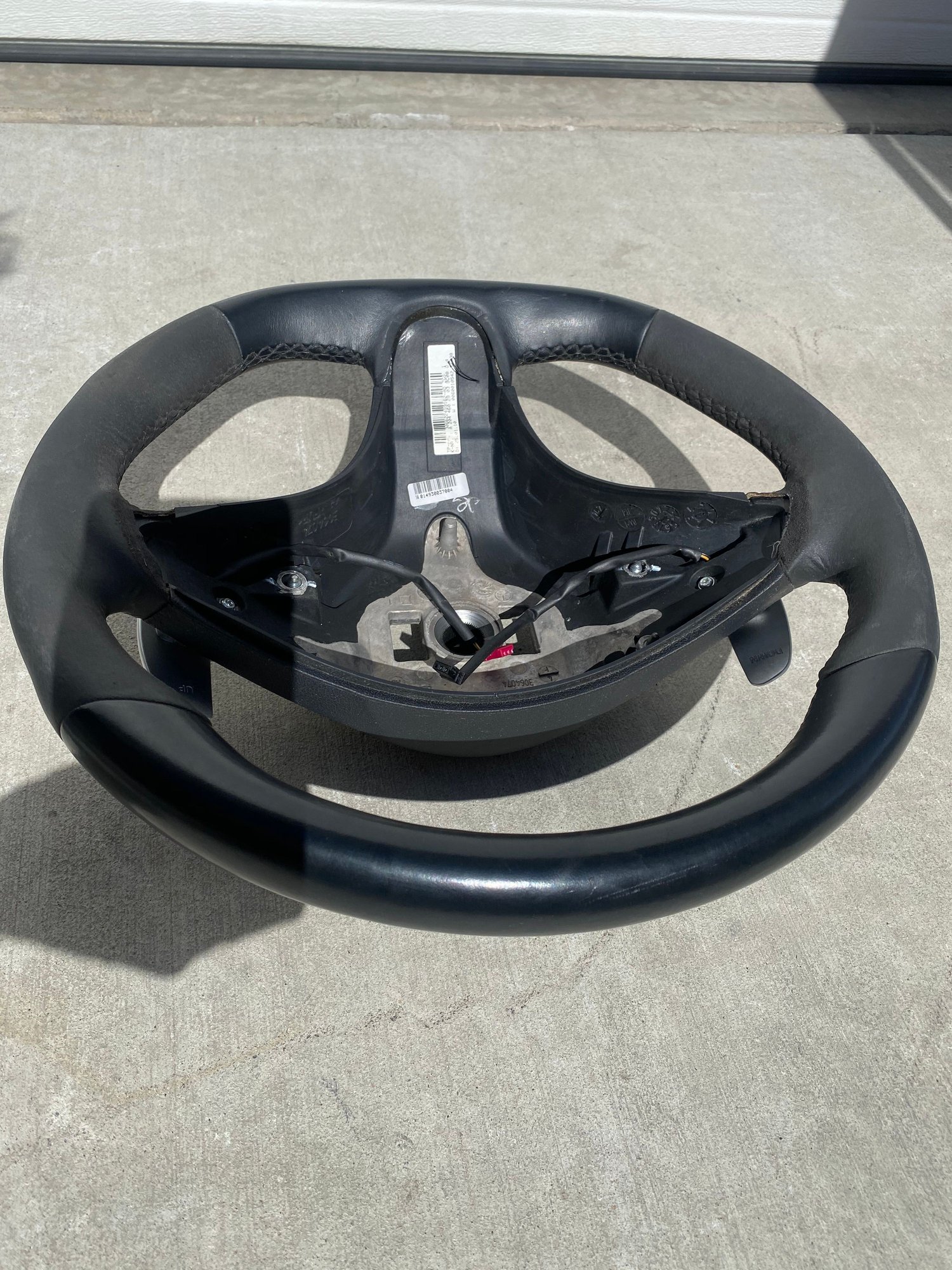 Interior/Upholstery - C63 W204 P30 Alcantera Steering Wheel - Used - 2008 to 2011 Mercedes-Benz C63 AMG - Palm Springs, CA 92240, United States