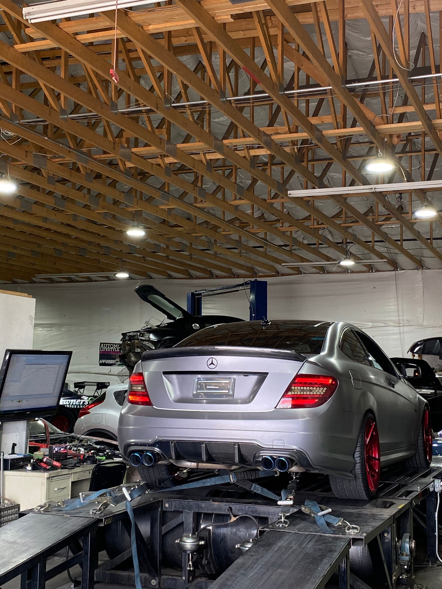 2013 Mercedes-Benz C63 AMG - 2013 C63 for sale - Used - VIN WDDGJ7HBXDG041765 - 60,000 Miles - 8 cyl - 2WD - Automatic - Coupe - Silver - Colorado Springs, CO 80904, United States