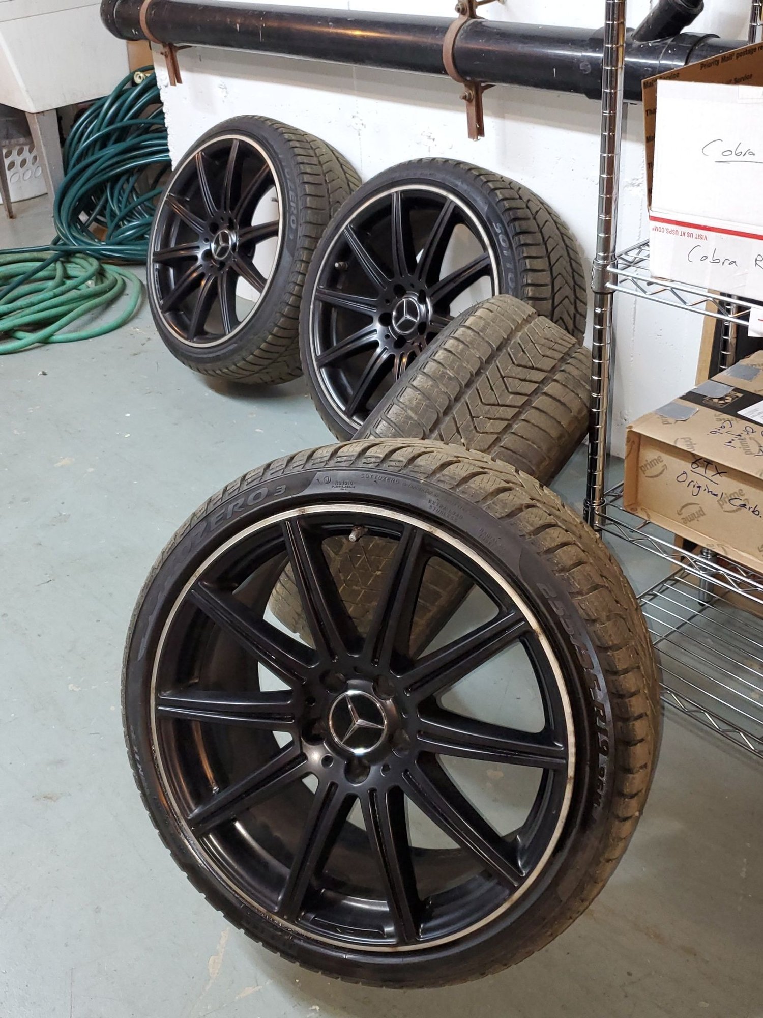 Wheels and Tires/Axles - 19" E63 S AMG Wheels and Sottozero 3 Winter Tires - Used - 2016 Mercedes-Benz E63 AMG S - Walpole, NH 03608, United States