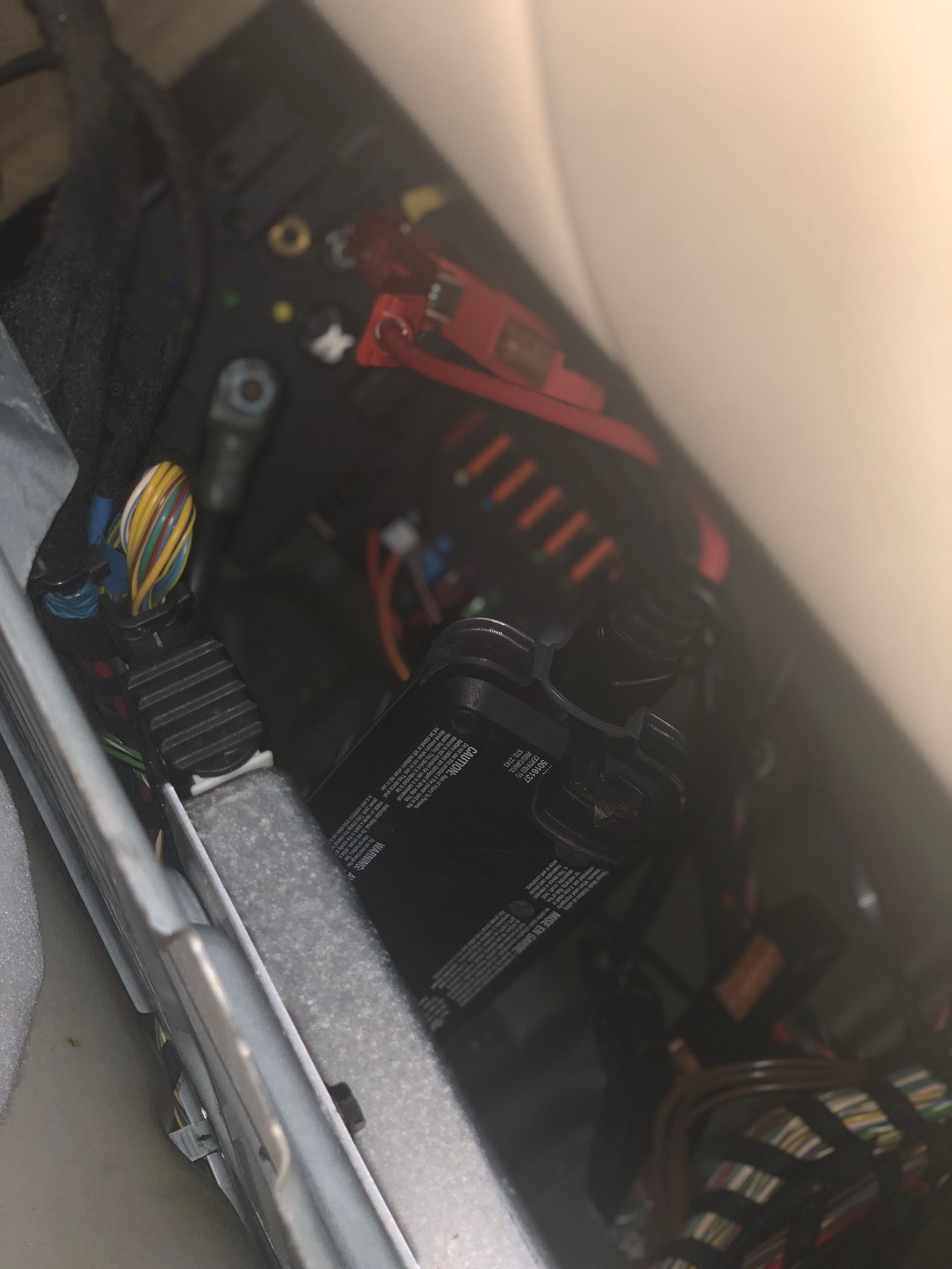 I know I was jumping the wrong wrong wire but is the larger one the correct wire and should it power up the car immediately or will it take a while?