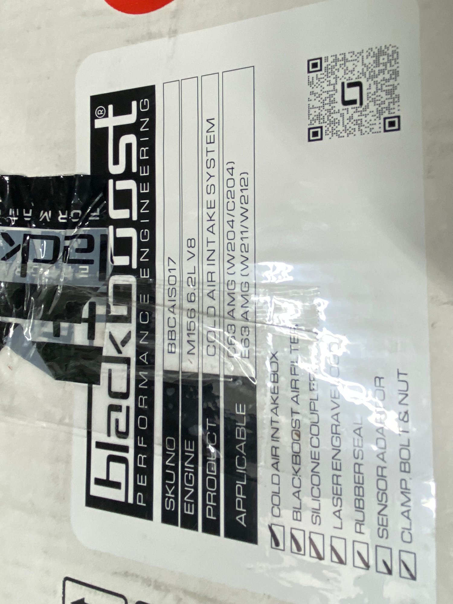 Engine - Intake/Fuel - Black Boost Air Intake for M156 for C or E class (not SL) - Used - -1 to 2025  All Models - Lake Wylie, SC 29710, United States