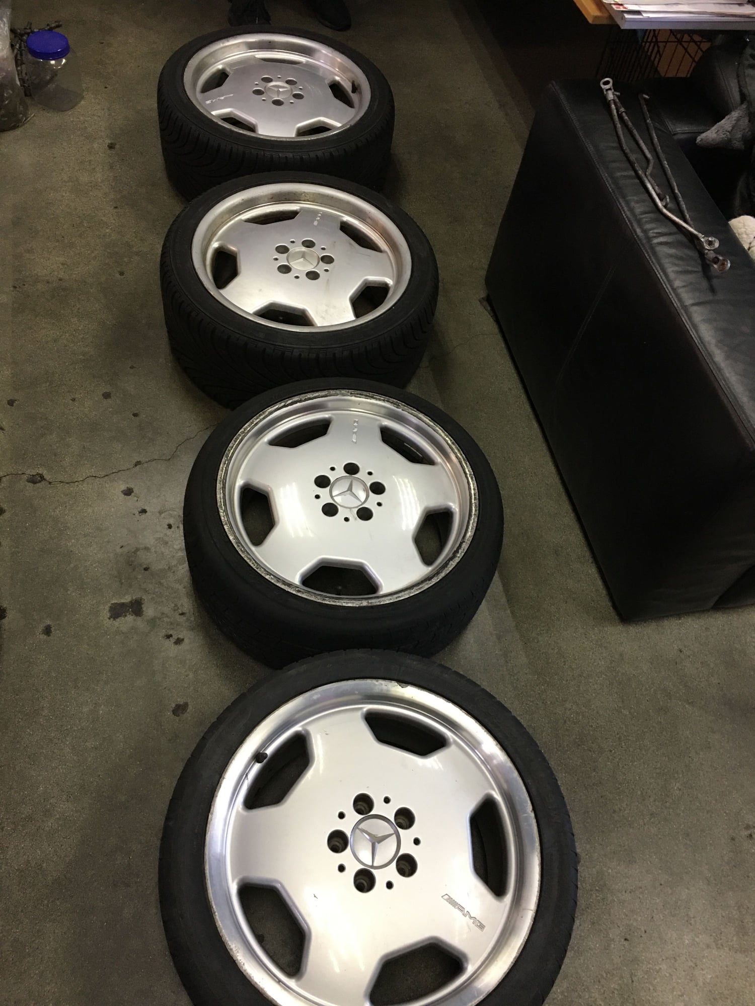 Wheels and Tires/Axles - AMG 18" Monoblocks-Staggered - Used - 1985 to 2003 Mercedes-Benz All Models - Foothill Ranch, CA 92610, United States