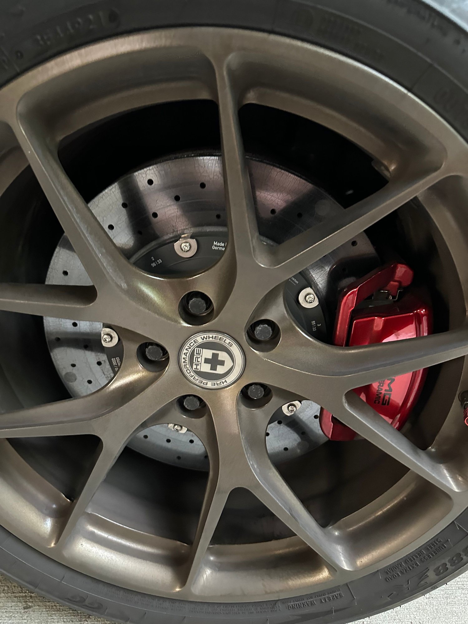 Steering/Suspension - Mercedes AMG GTR GT GTC C63 GLC63 E63 GT63 Carbon Ceramic Rotors Front & Rear - Used - 2016 to 2025 Mercedes-Benz All Models - Dallas, TX 75088, United States