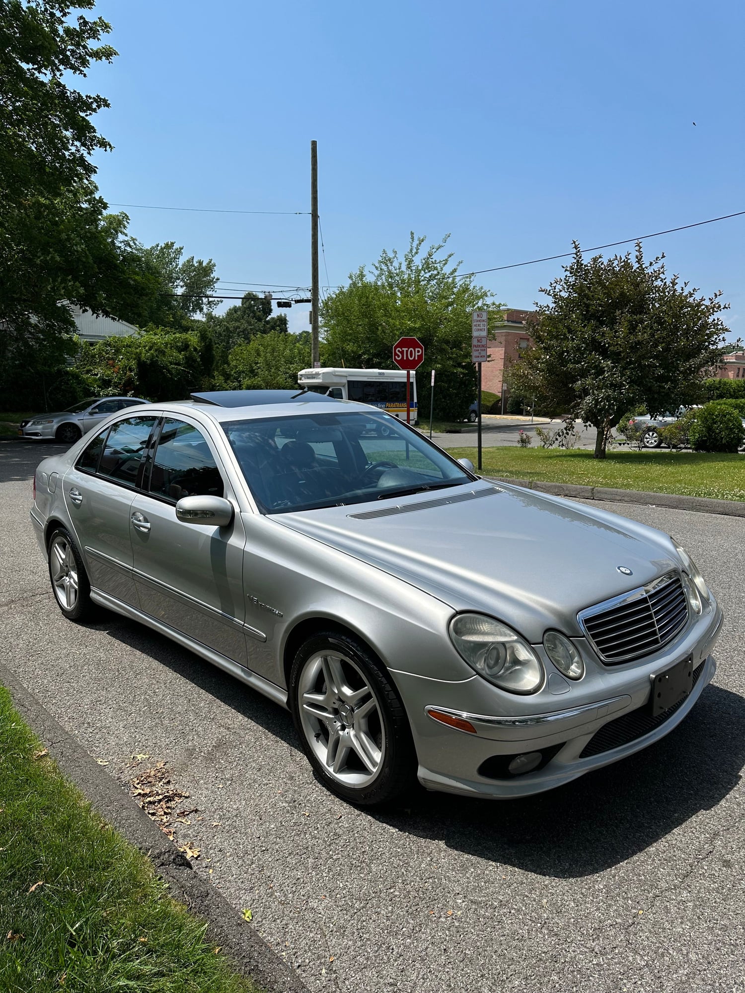 2005 Mercedes-Benz E55 AMG - 2005 Mercedes Benz E55 AMG - Used - VIN WDBUF76J05A78 - 129,000 Miles - 8 cyl - 2WD - Automatic - Sedan - Silver - Port Chester, NY 10573, United States
