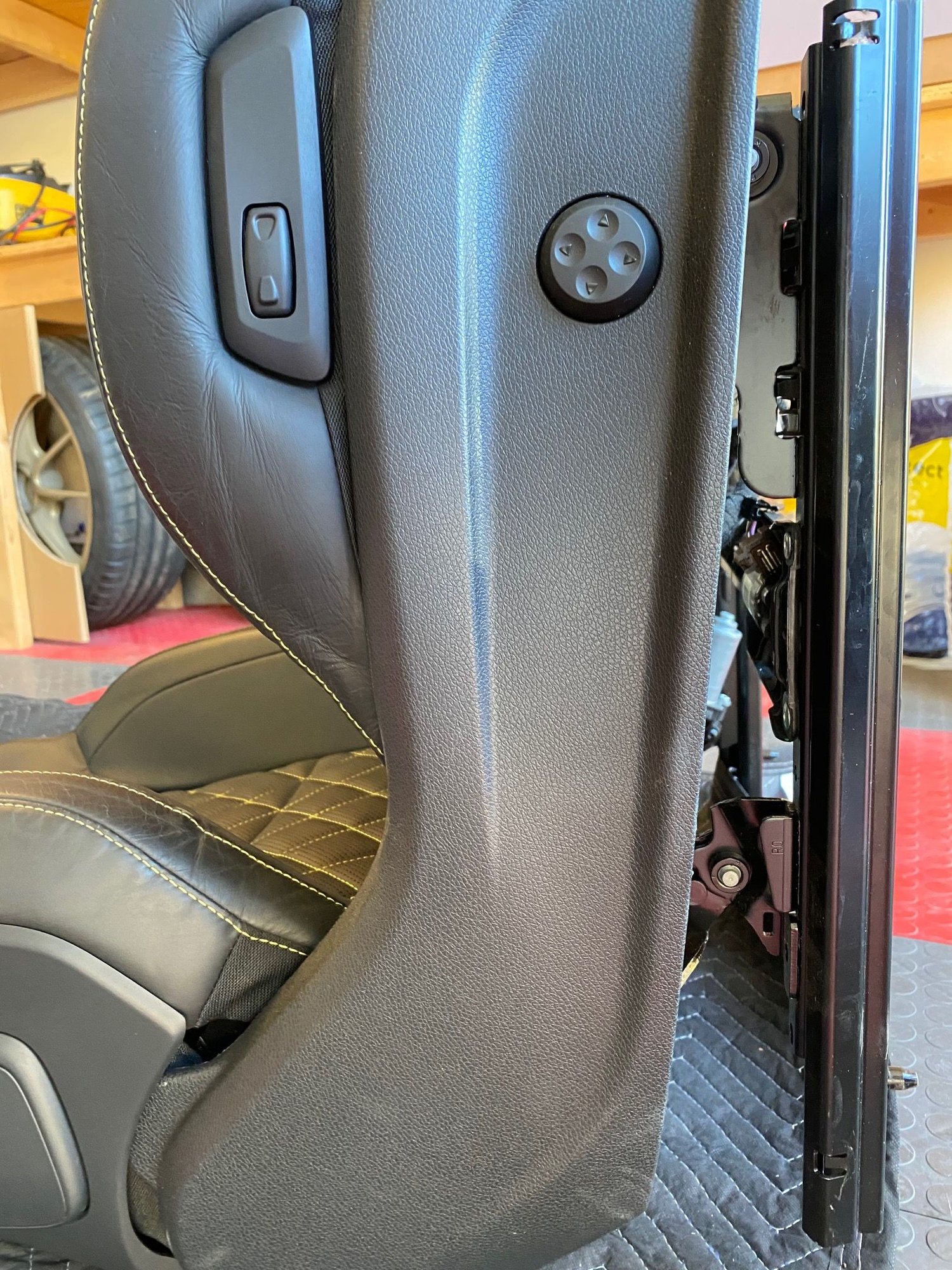 Interior/Upholstery - Rare Mercedes-Benz OEM Front AMG Performance Bucket Seats Edition One Yellow Stitches - Used - San Ramon, CA 94582, United States