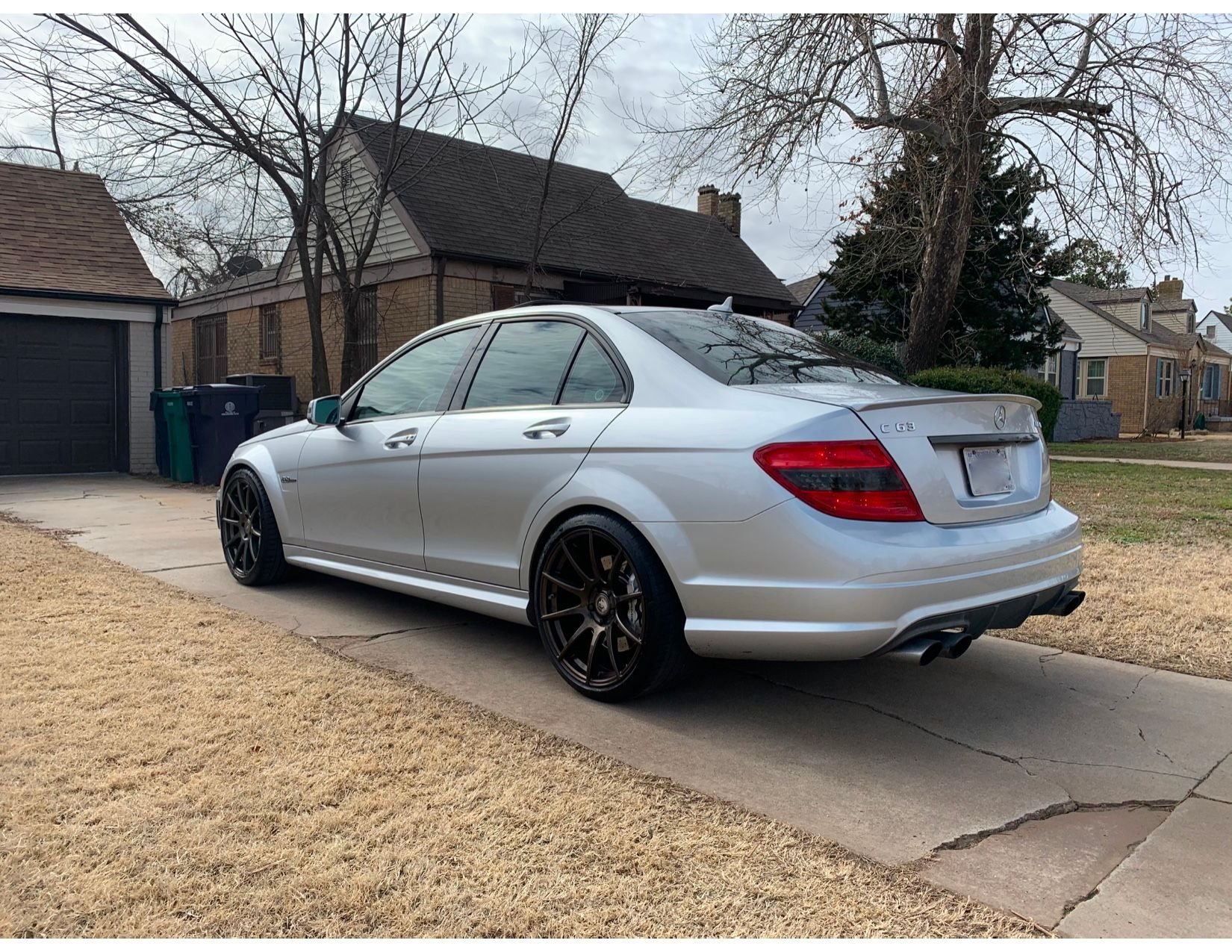 2011 Mercedes-Benz C63 AMG - 2011 c63 AMG - Used - VIN WDDGF7HB0BF651985 - 8 cyl - 2WD - Automatic - Sedan - Silver - Oklahoma City, OK 73104, United States