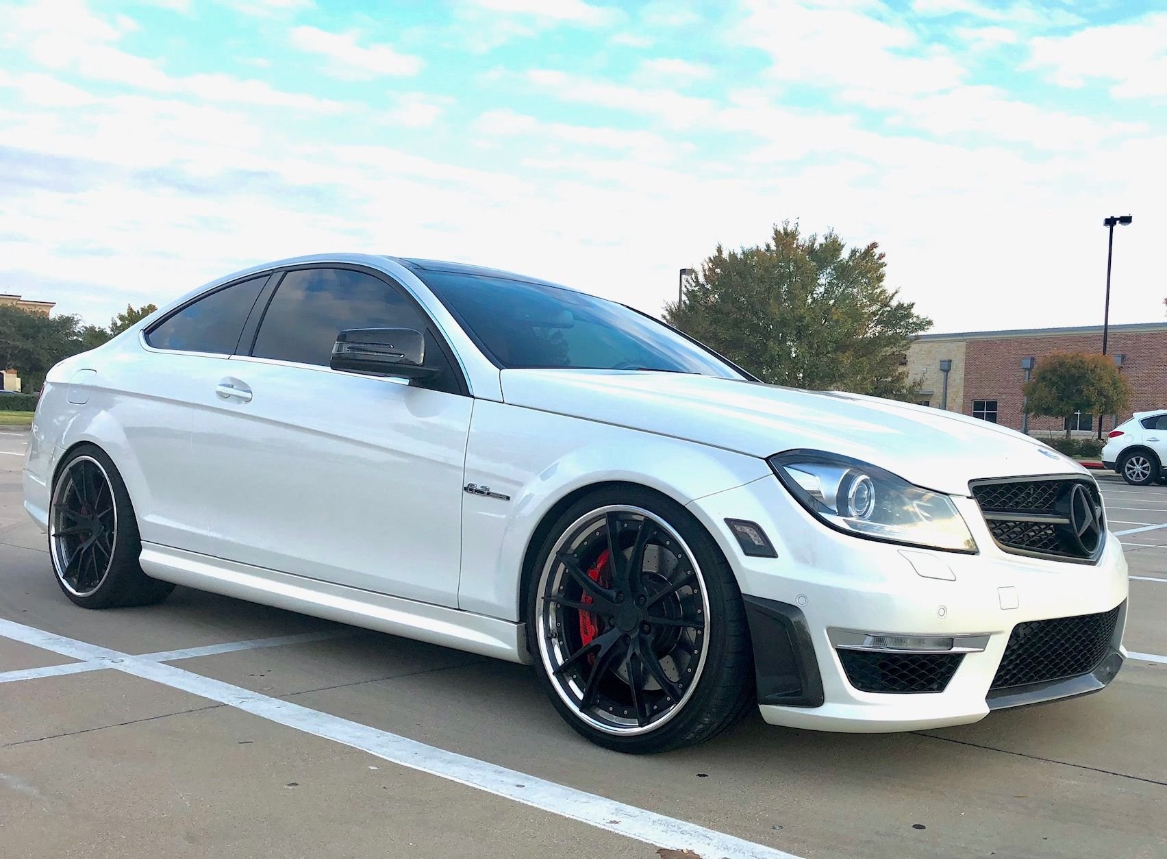 2012 Mercedes-Benz C63 AMG - FS - C63 AMG Coupe, P31, Diamond White, Loaded with nice upgrades - HRE Akrapovic - Used - VIN WDDGJ7HB1CF867960 - 49,000 Miles - 8 cyl - 2WD - Automatic - Coupe - White - Coppell, TX 75019, United States