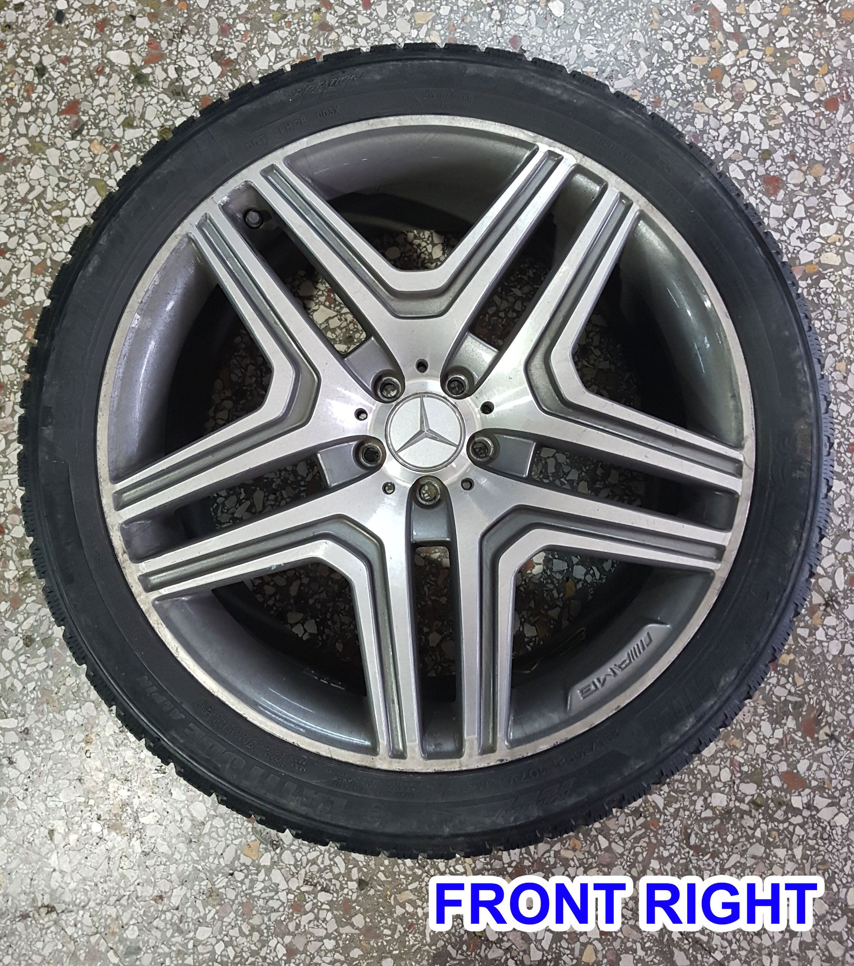 Wheels and Tires/Axles - Set of 4x Genuine AMG 21 Inch A1644015502 Need Repair - Used - 2006 to 2011 Mercedes-Benz ML63 AMG - Athens, Greece