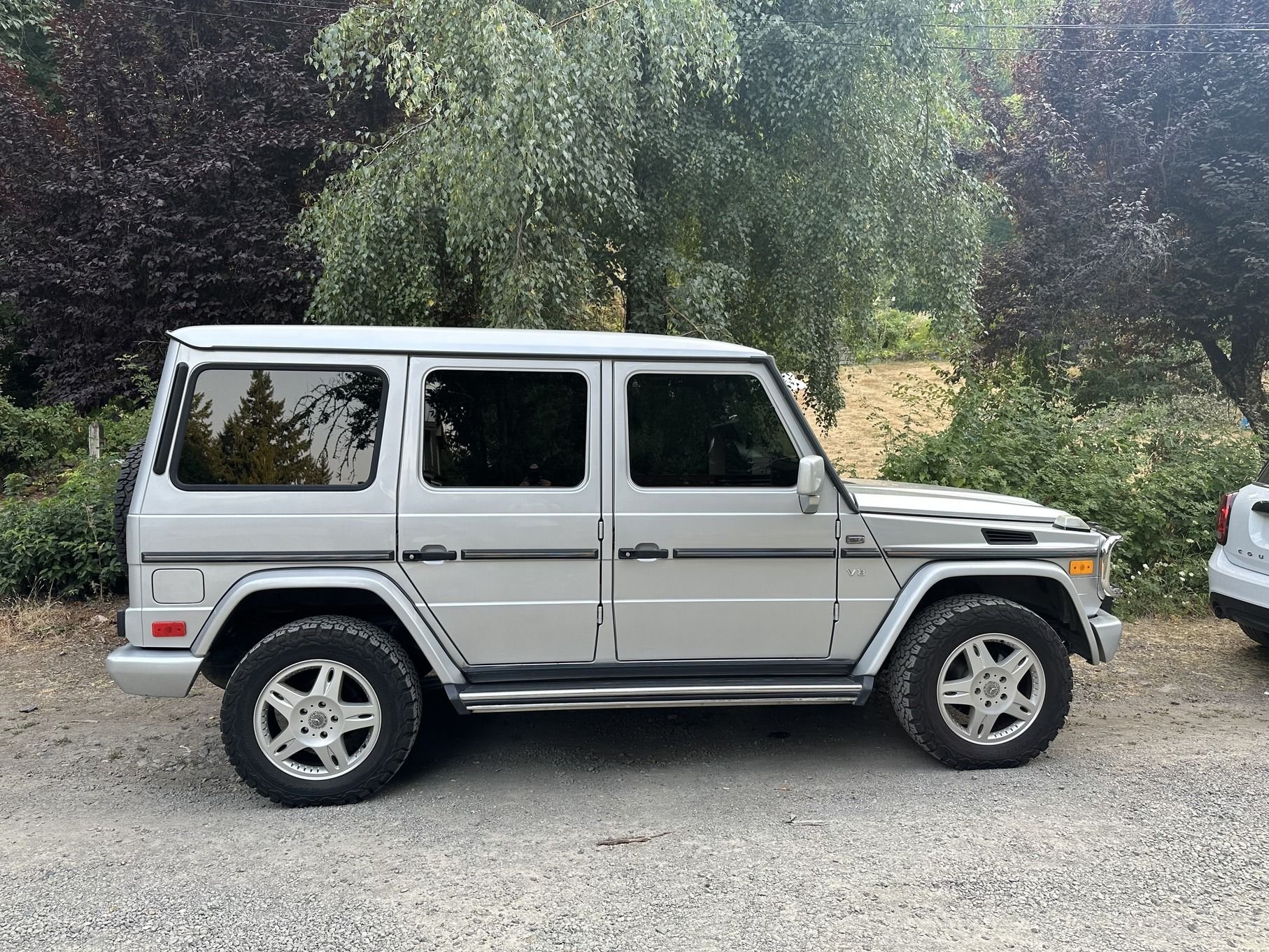 2002 Mercedes-Benz G500 - Gauging interest: 2002 G500 - Used - VIN WDCYR49E72X134474 - 117,250 Miles - 8 cyl - 4WD - Automatic - SUV - Silver - Portland, OR 97209, United States