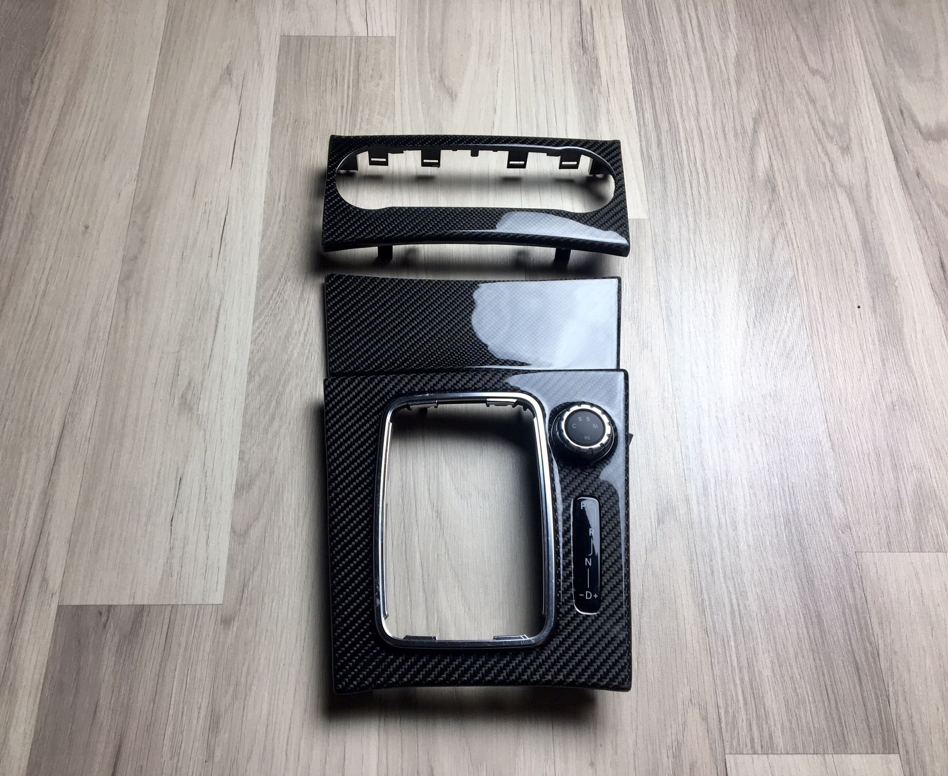 Interior/Upholstery - FS: 2011+ RHD C63 CF lower trims - ash tray, gear shifter, and A/C control trims - New - 2011 to 2014 Mercedes-Benz C63 AMG - Lake in the Hills, IL 60156, United States