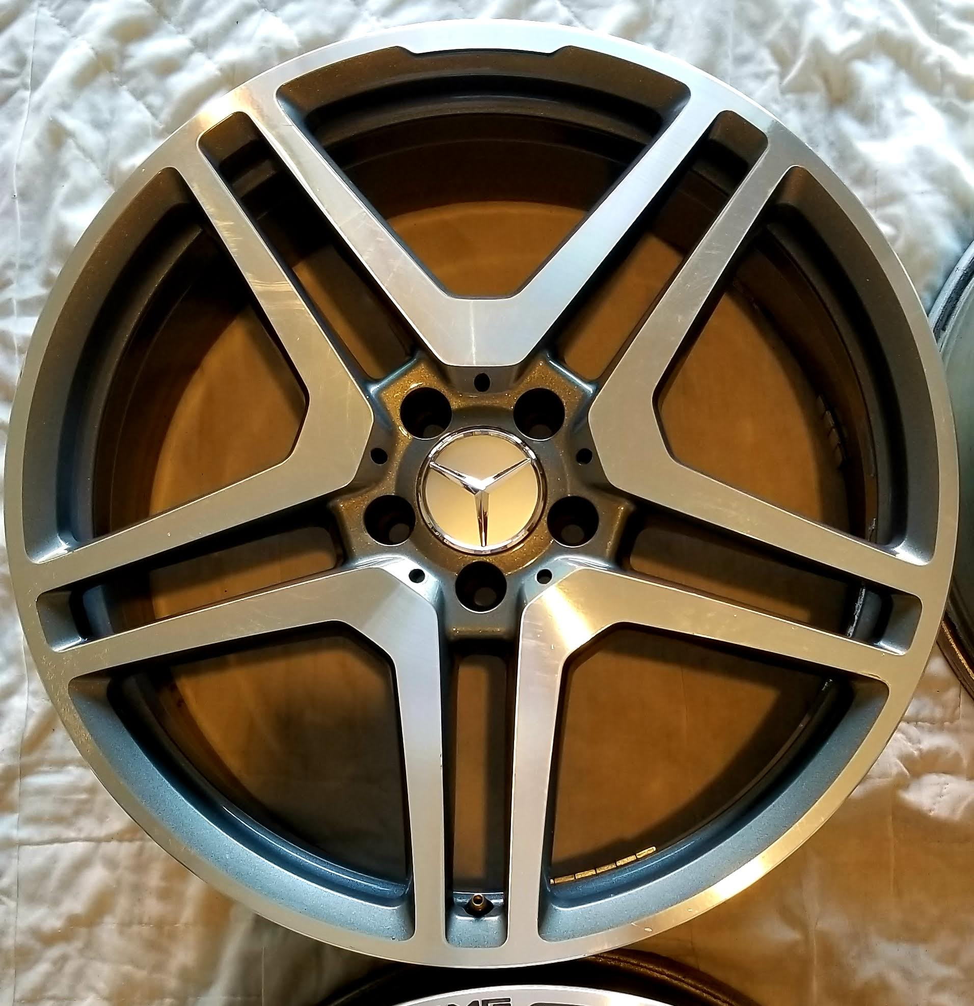 Wheels and Tires/Axles - (4)OEM MERCEDES AMG CL63 CL65 S63 S65 FORGED 20' Wheels A2214013102 A2214013202 - Used - Dallas, TX 75040, United States