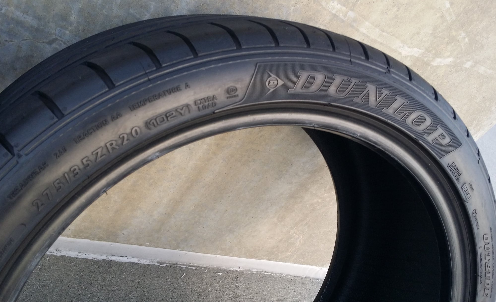 Wheels and Tires/Axles - Two nice Dunlop SP Sport Maxx GT tires off S550, 275/35-20, 7.5/32" - Used - 2007 to 2020 Mercedes-Benz S-Class - Atlanta, GA 30346, United States