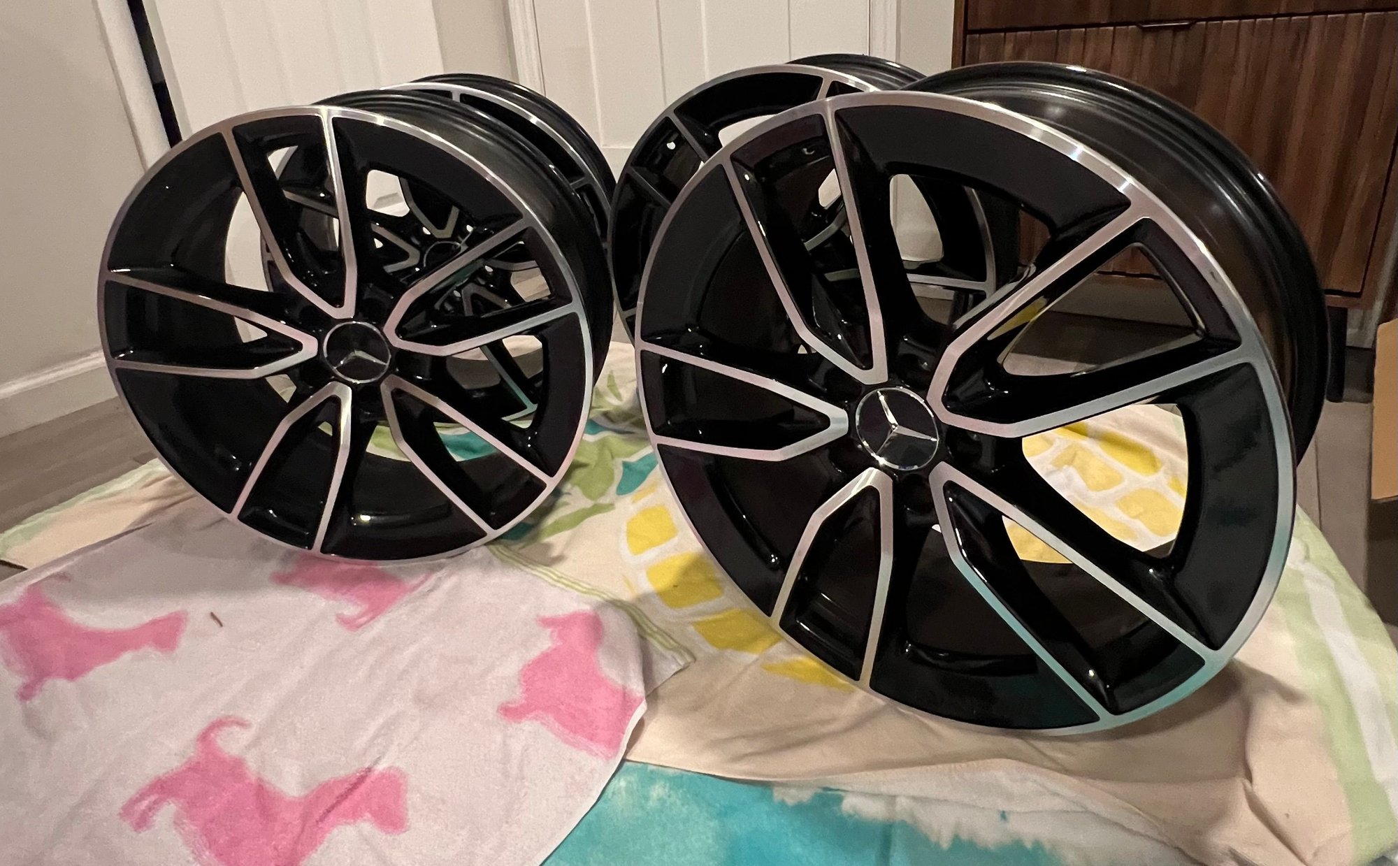 Wheels and Tires/Axles - Mercedes Benz AMG C43 19” wheels set of 4 OEM - Used - -1 to 2027  All Models - Savannah, GA 31410, United States