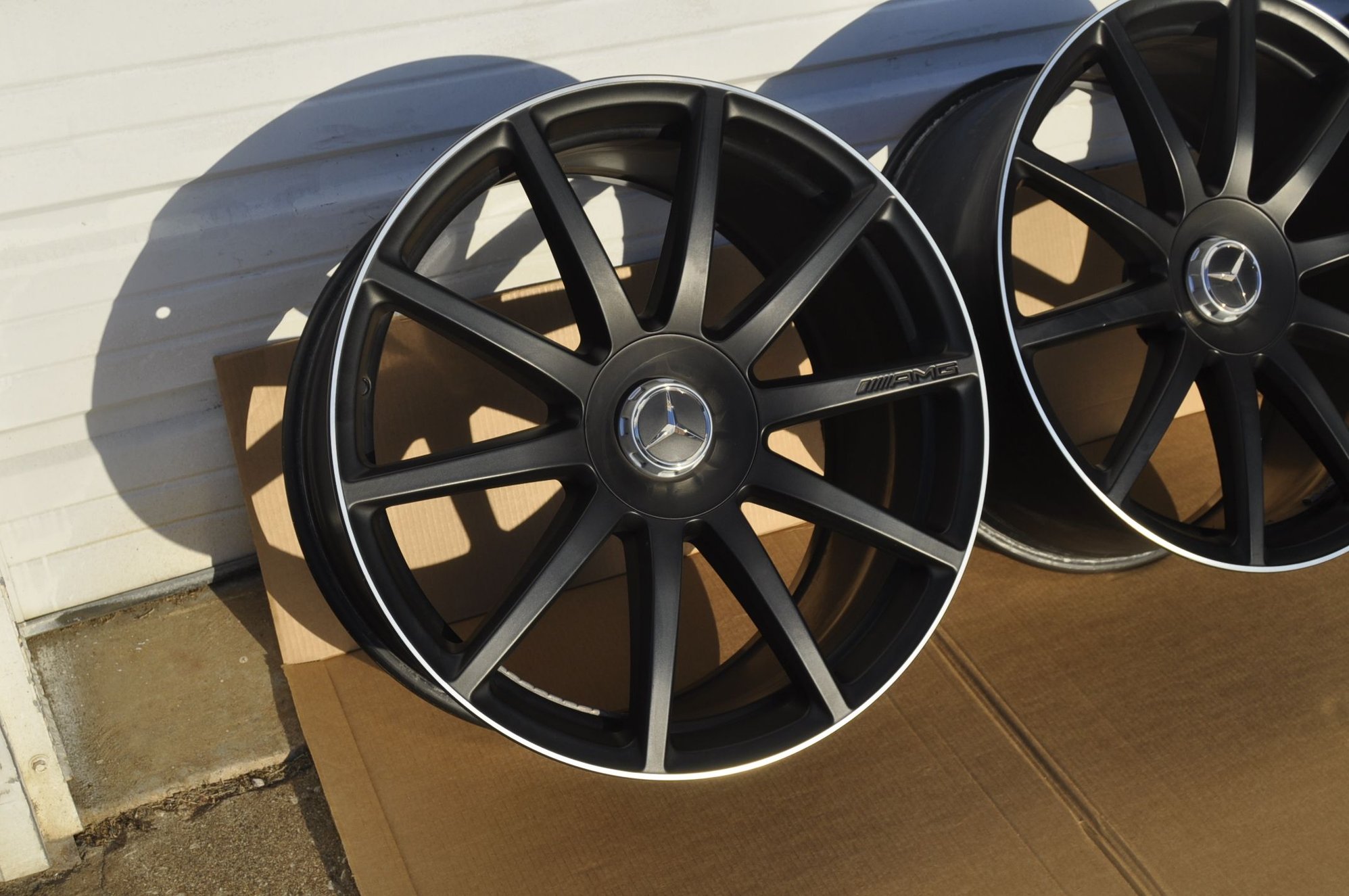 Wheels and Tires/Axles - Black S63 AMG 10 Spoke forged wheels, 20x9.5 20x8.5 - Used - 2013 to 2020 Mercedes-Benz S63 AMG - 2013 to 2020 Mercedes-Benz S600 - Plano, TX 75093, United States