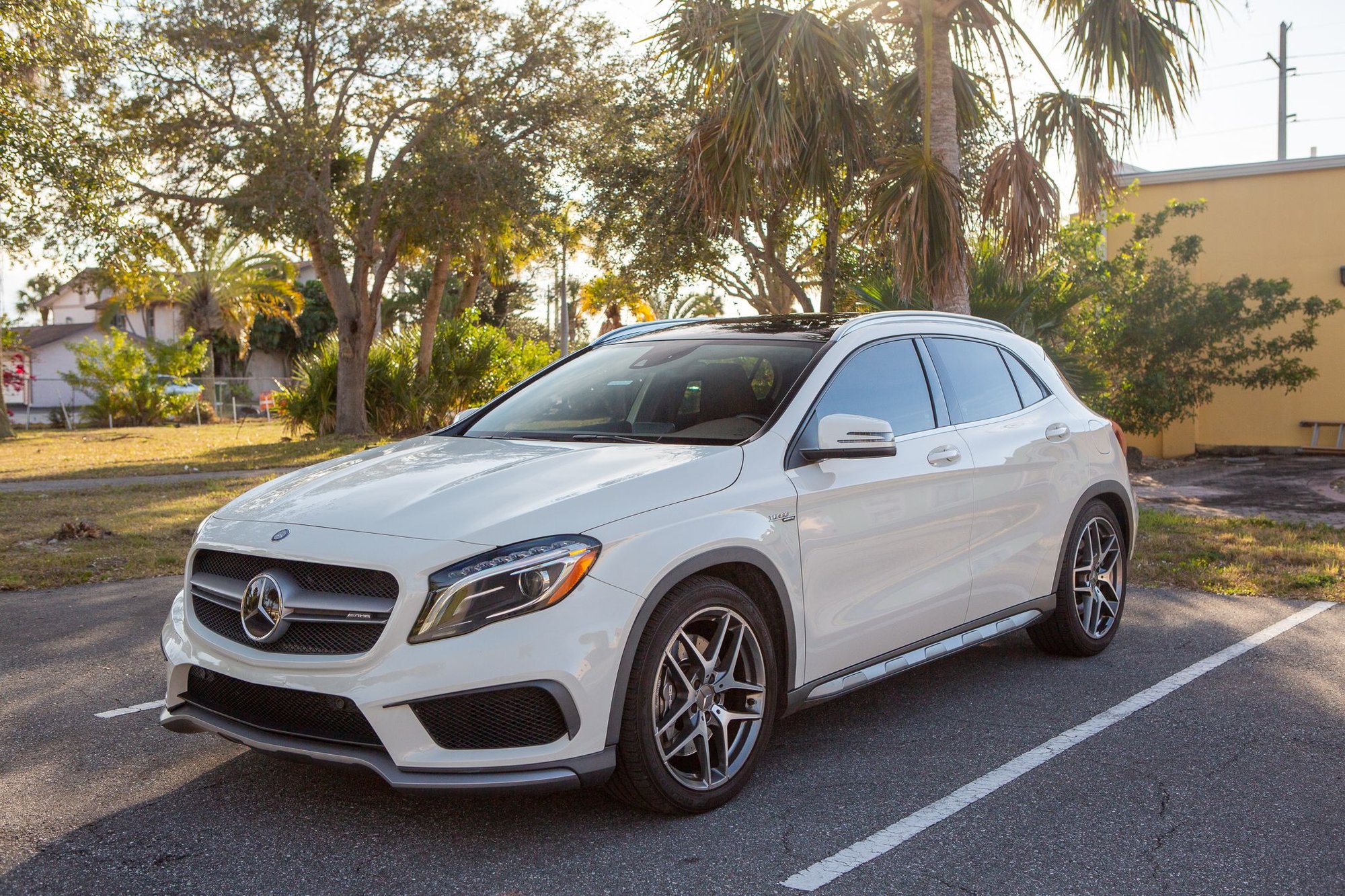 2015 Mercedes-Benz GLA45 AMG - 2015 GLA45 AMG - Used - VIN wddtg5cb4fj058396 - 4 cyl - AWD - Automatic - Hatchback - White - Melbourne, FL 32940, United States