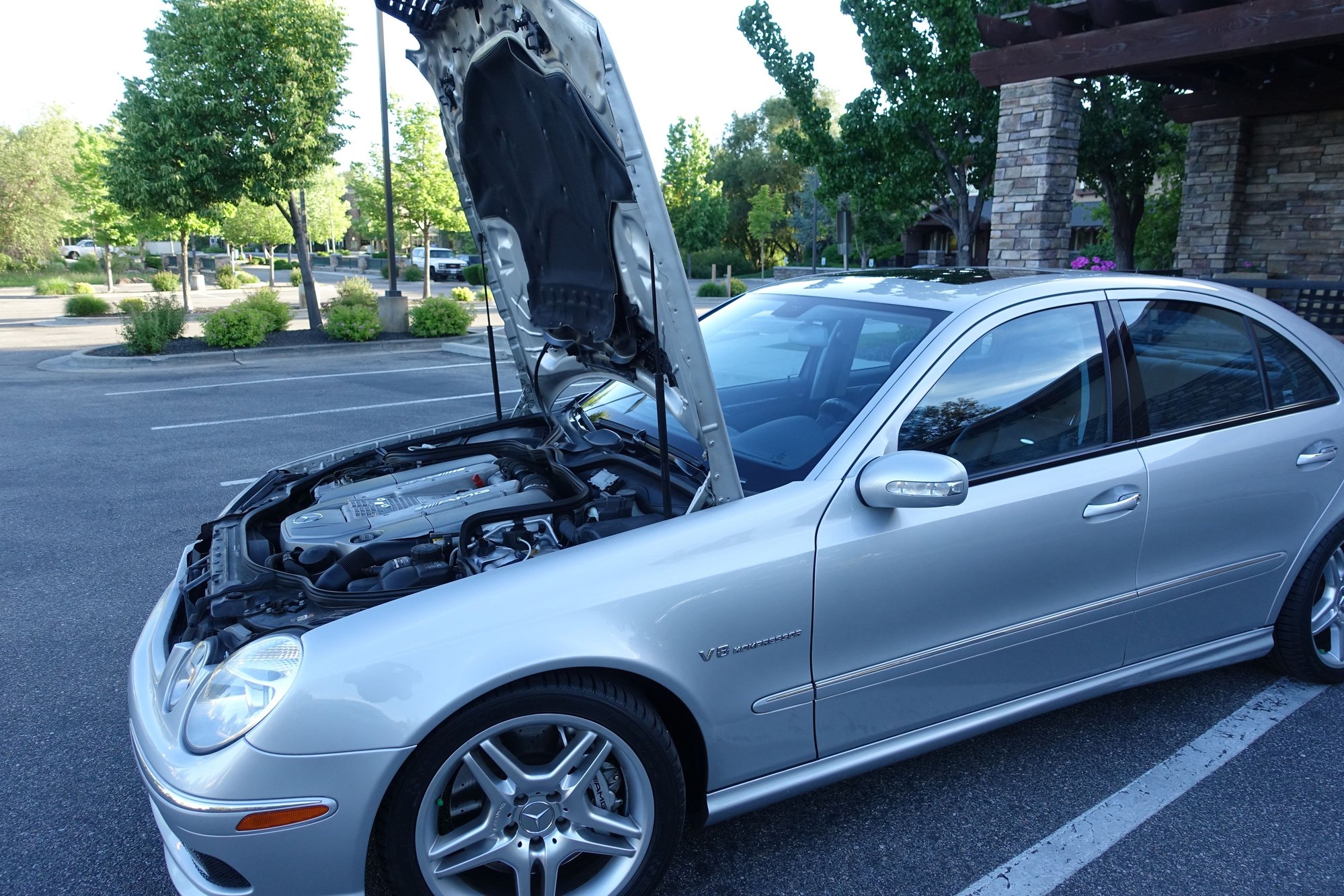 2003 Mercedes-Benz E55 AMG - 2003 E55 AMG 70k miles - Silver - 2nd owner Great shape - $14,000 - Used - VIN WDBUF76J73A308644 - 69,800 Miles - 8 cyl - 2WD - Automatic - Sedan - Silver - Boise, ID 83616, United States