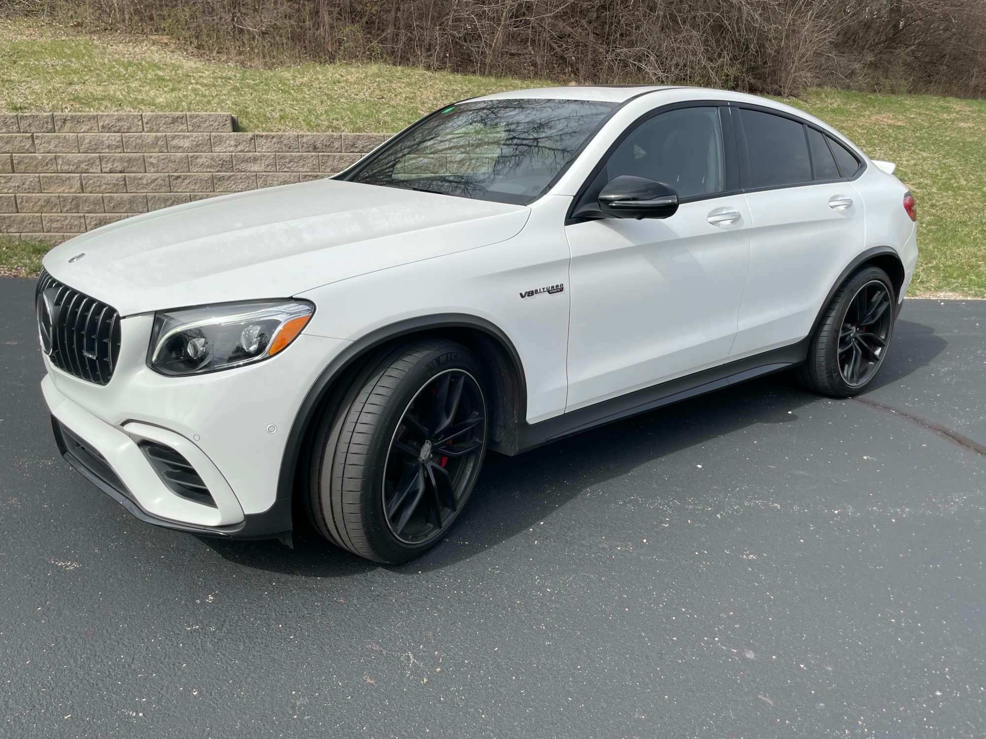 2019 Mercedes-Benz GLC63 AMG S - 2019 AMG GLC63s - Used - VIN WDC0J8KBXKF591572 - 33,950 Miles - 8 cyl - AWD - Automatic - Coupe - White - Fishers, IN 46040, United States