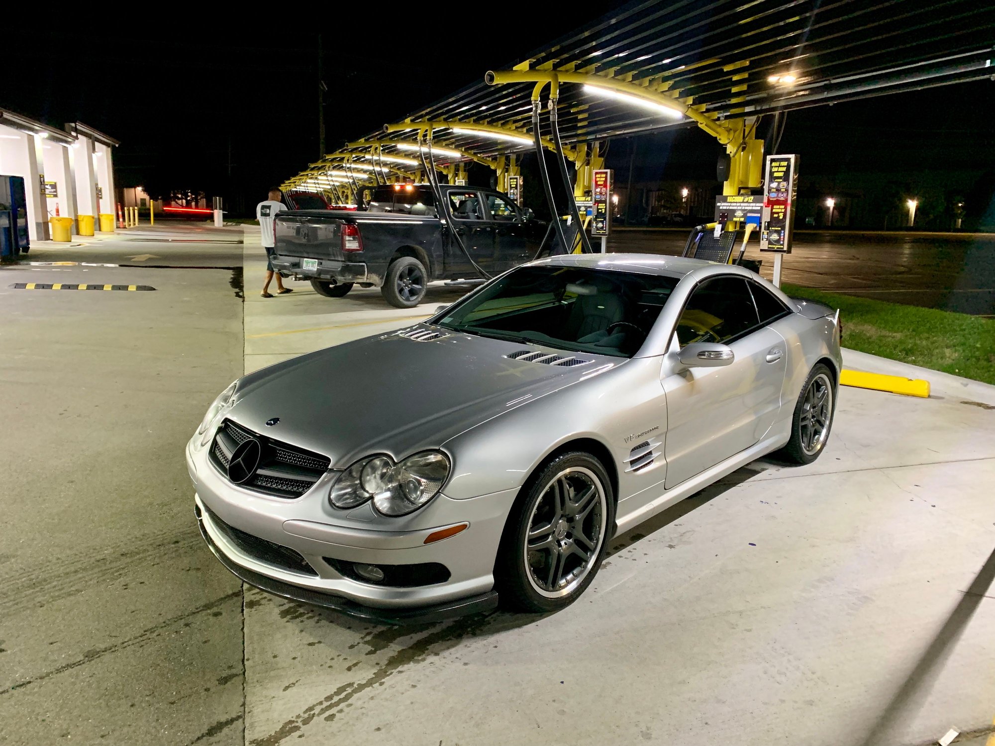 2004 Mercedes-Benz SL55 AMG - 2004 Mercedes-Benz SL55 AMG nicely modded - Used - VIN WDBSK74FX4F066129 - 113,100 Miles - 8 cyl - 2WD - Automatic - Convertible - Silver - New Baltimore, MI 48047, United States