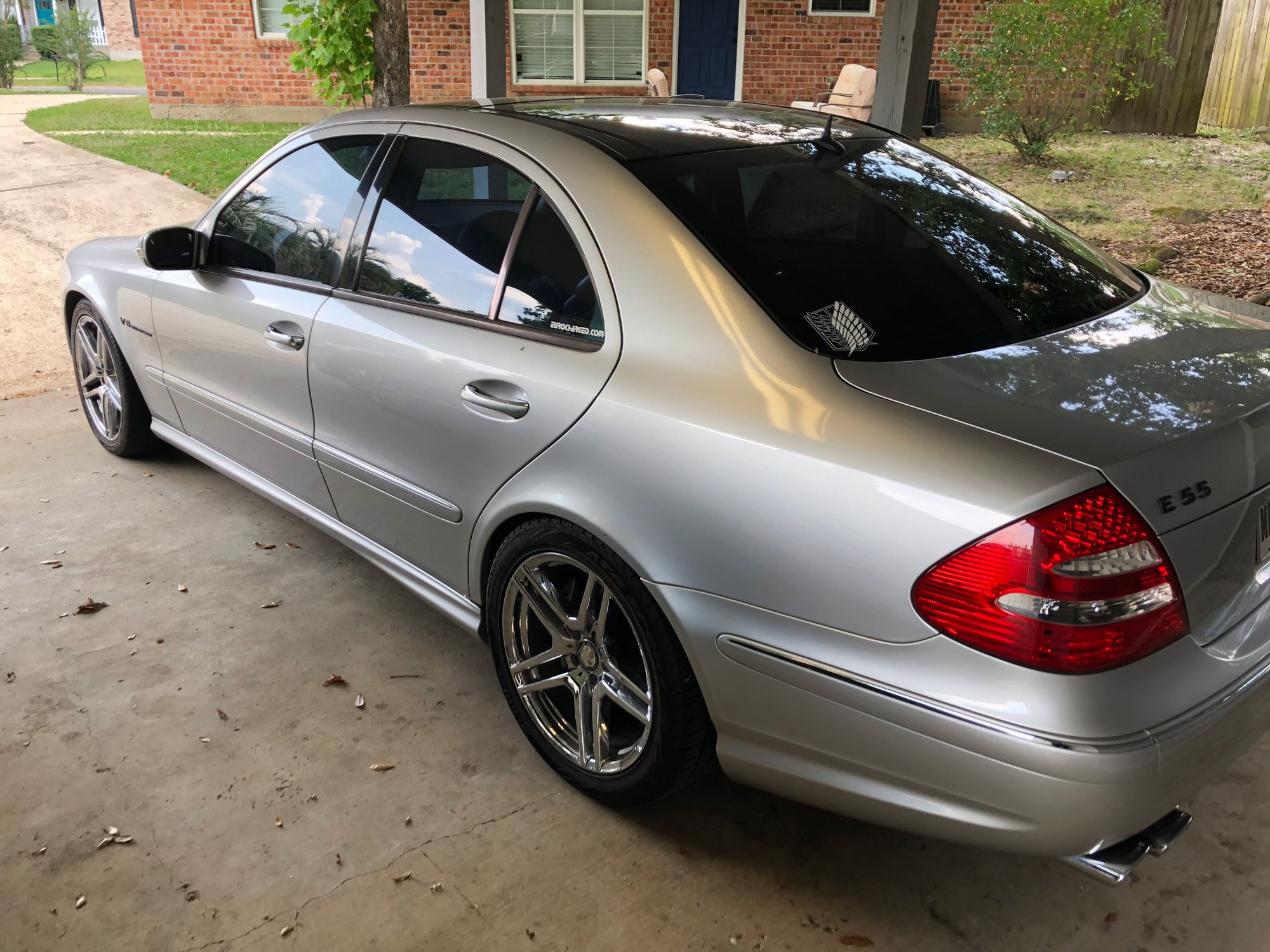 2005 Mercedes-Benz E55 AMG - FS: 2005 E55 $15,500 (10 second car) - Used - VIN WDBUF76J35A632063 - 93,500 Miles - 8 cyl - 2WD - Automatic - Sedan - Silver - Baton Rouge, LA 70817, United States