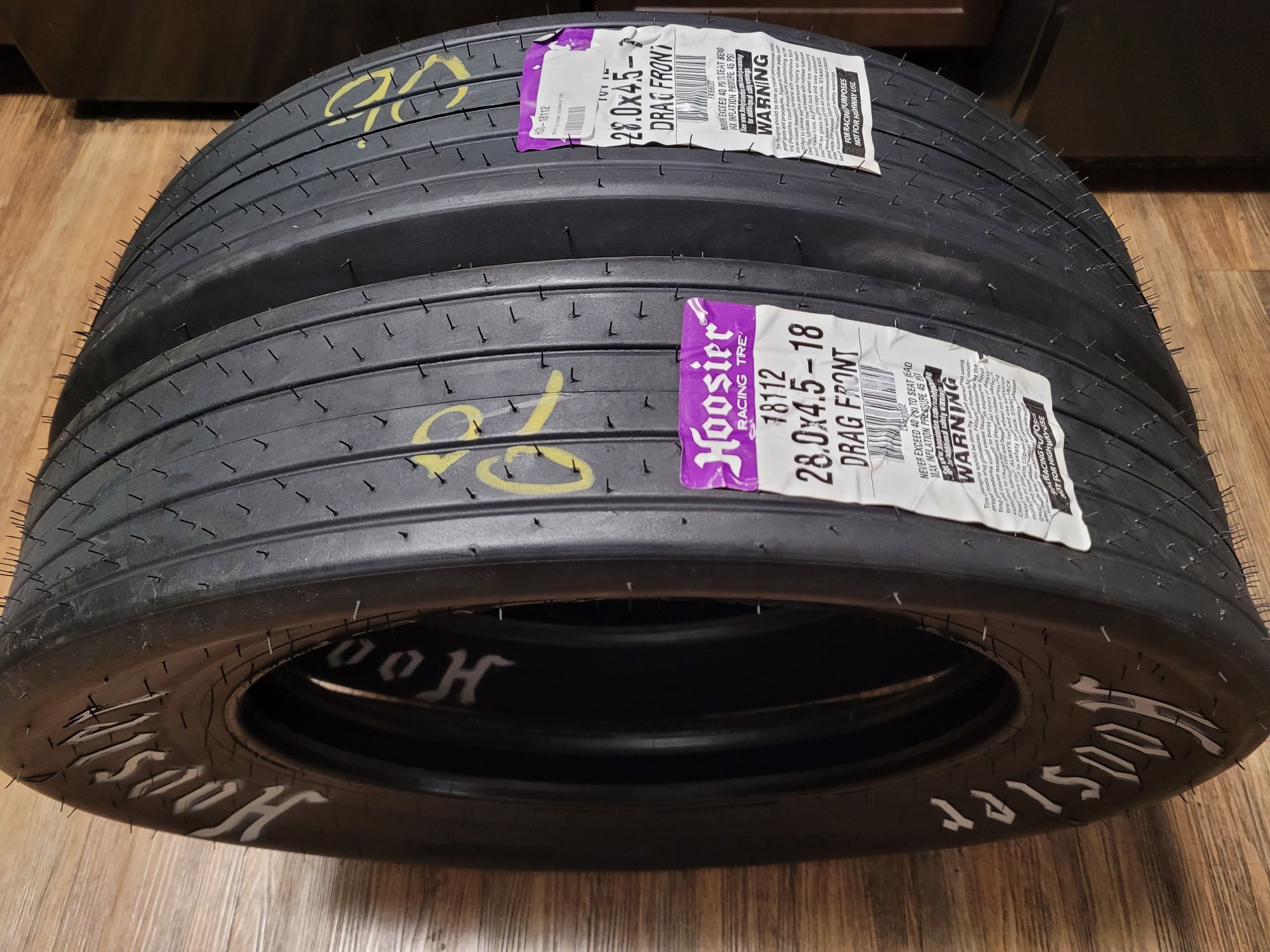 Wheels and Tires/Axles - Hoosier Drag Fronts (Skinnies) - New - 2007 to 2015 Mercedes-Benz C63 AMG - Santa Clara, CA 95050, United States