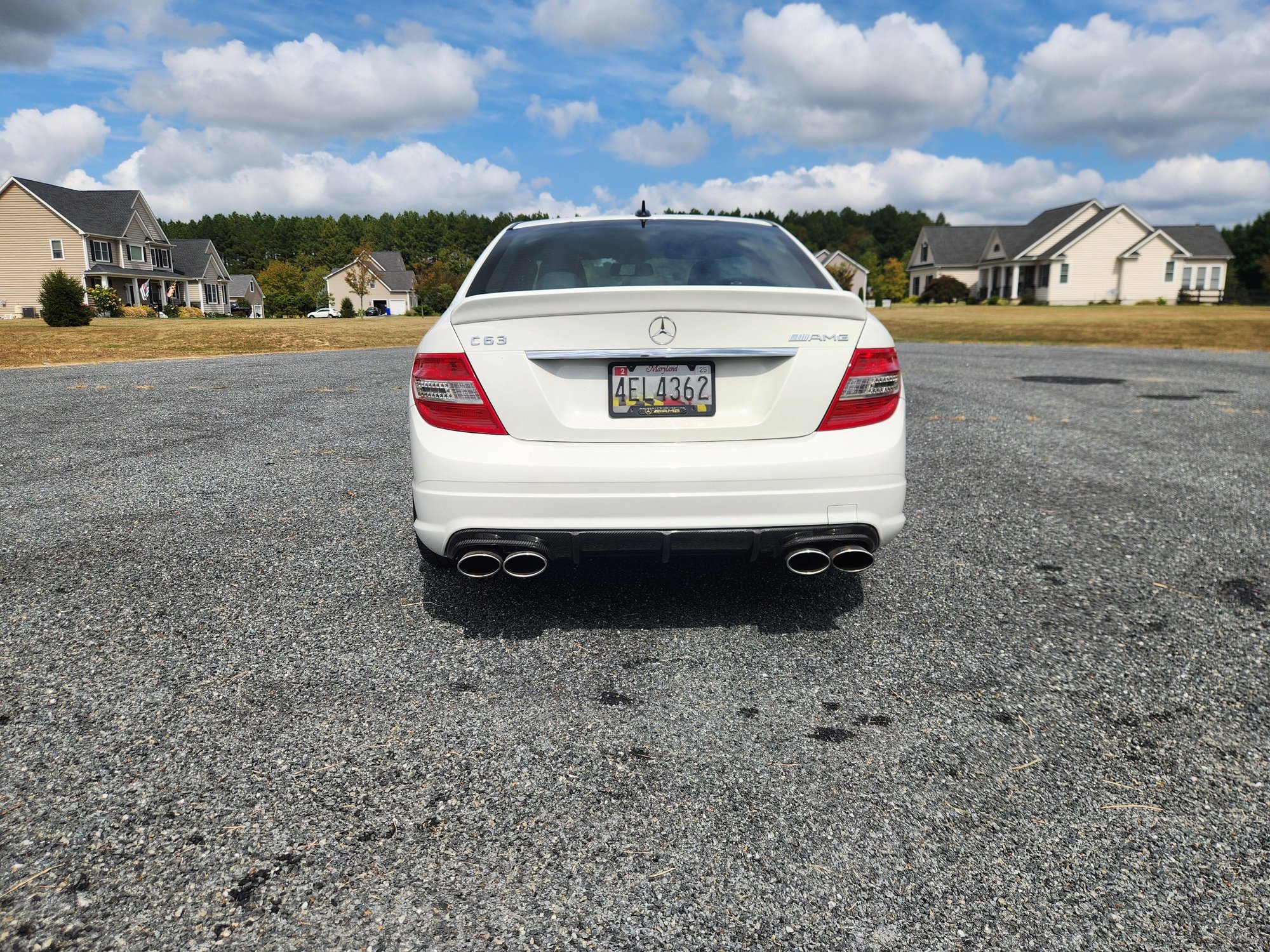 2009 Mercedes-Benz C63 AMG - Properly sorted and Youtube famous C63 - Used - VIN WDDGF77X89F308171 - 78,700 Miles - 8 cyl - 2WD - Automatic - Sedan - White - Centreville, MD 21617, United States