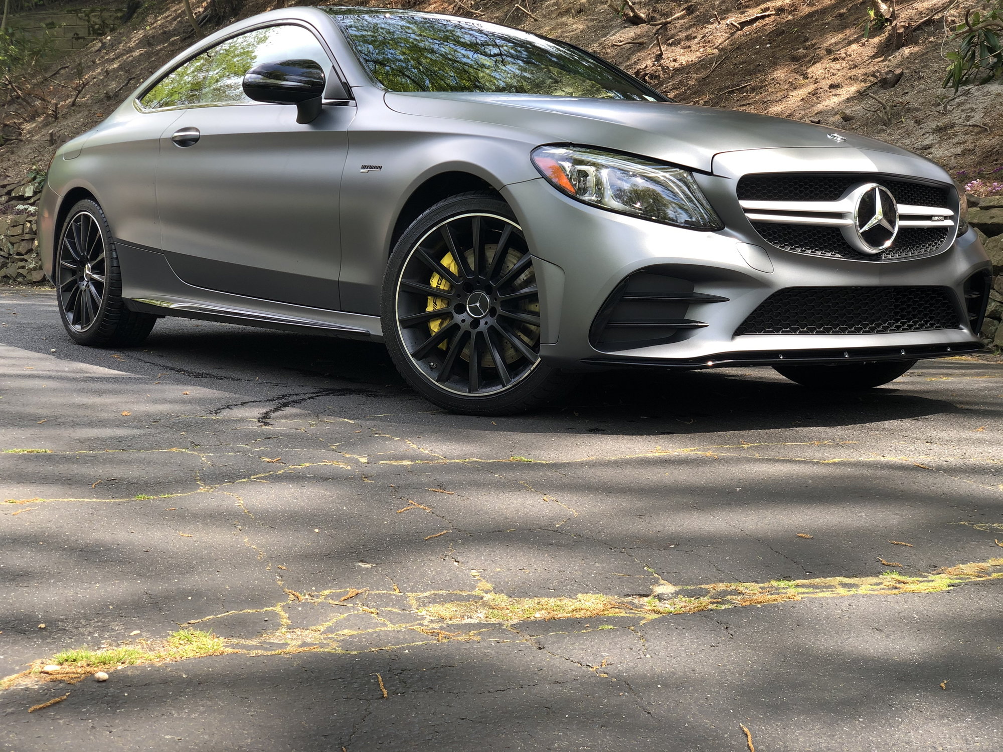 2019 Mercedes-Benz C43 AMG - Factory matte gray c43 - Used - VIN Wddwj6eb7kf869379 - 7,200 Miles - 6 cyl - AWD - Automatic - Coupe - Gray - Ocean, NJ 07712, United States
