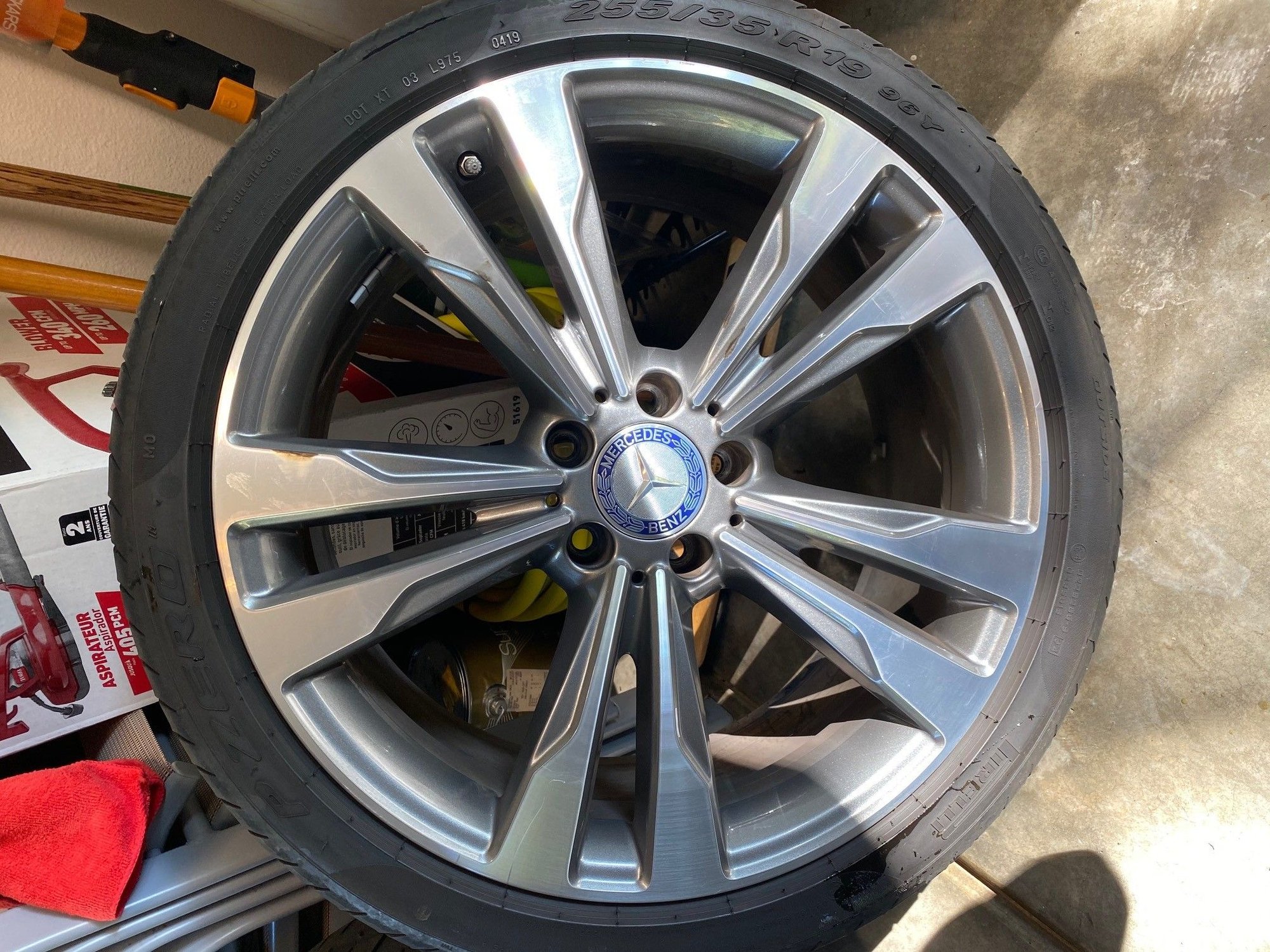 Wheels and Tires/Axles - 19" OEM Mercedes Wheels w/ almost NEW Pirelli P zero tires - Used - 0  All Models - Sandiego, CA 92067, United States