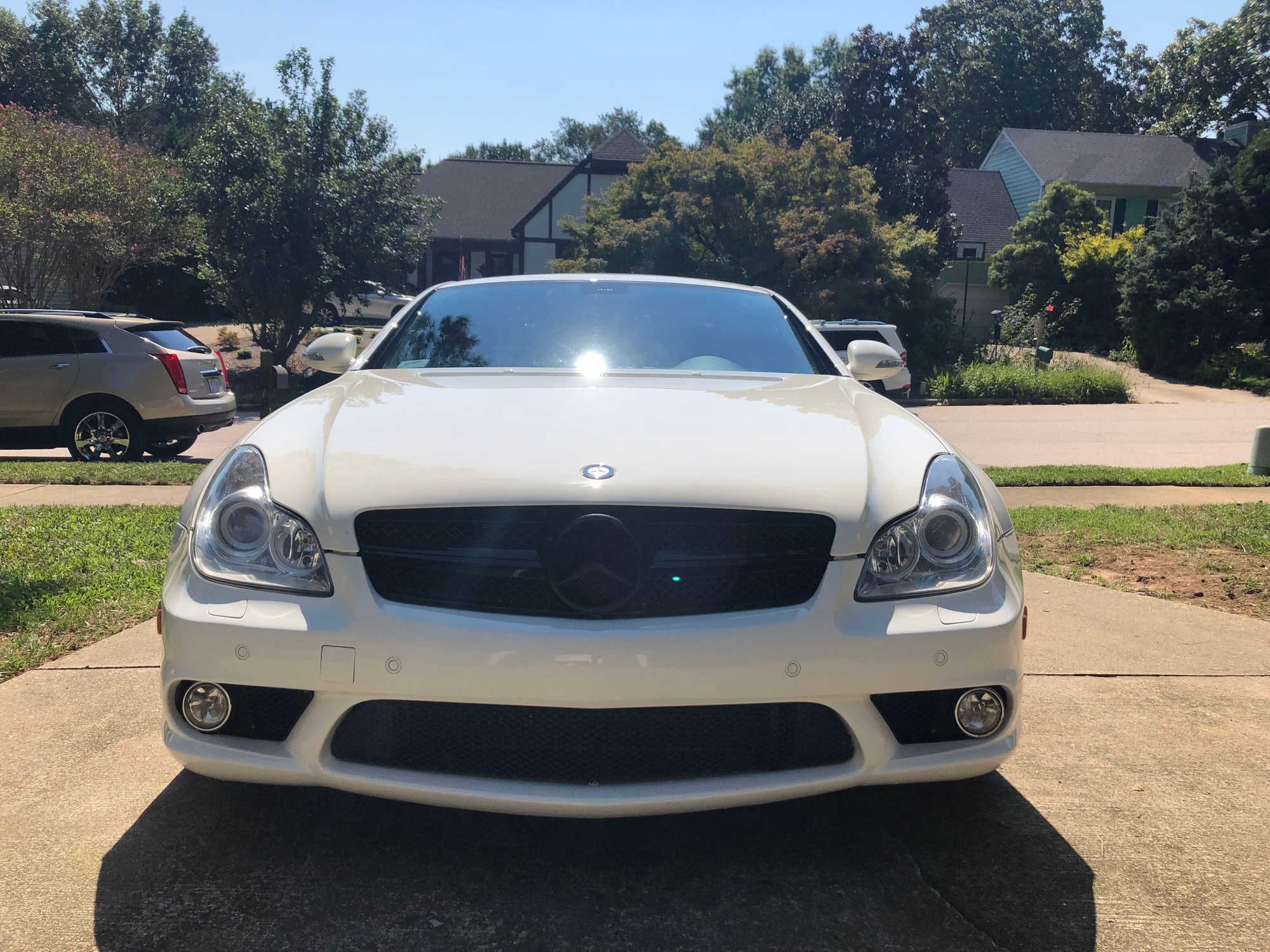 2006 Mercedes-Benz CLS55 AMG - 2006 CLS55 White with low miles on coilovers *second cleanest on the market* - Used - VIN WDDDJ76X16A047297 - 67,000 Miles - 8 cyl - 2WD - Automatic - Sedan - White - Raleigh, NC 27616, United States