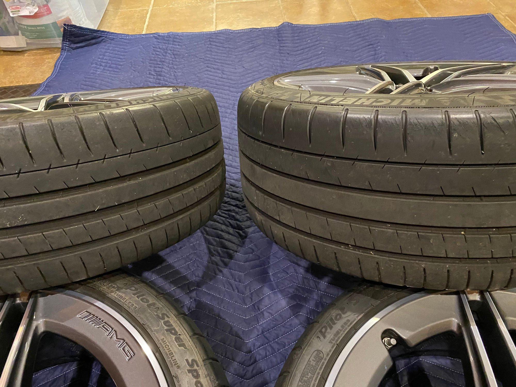 Wheels and Tires/Axles - 19 Inch Wheels Original C63 C63S AMG Sedan W205 W204 Complete Set - Used - 2008 to 2020 Mercedes-Benz C63 AMG - Huntsville, AL 35824, United States