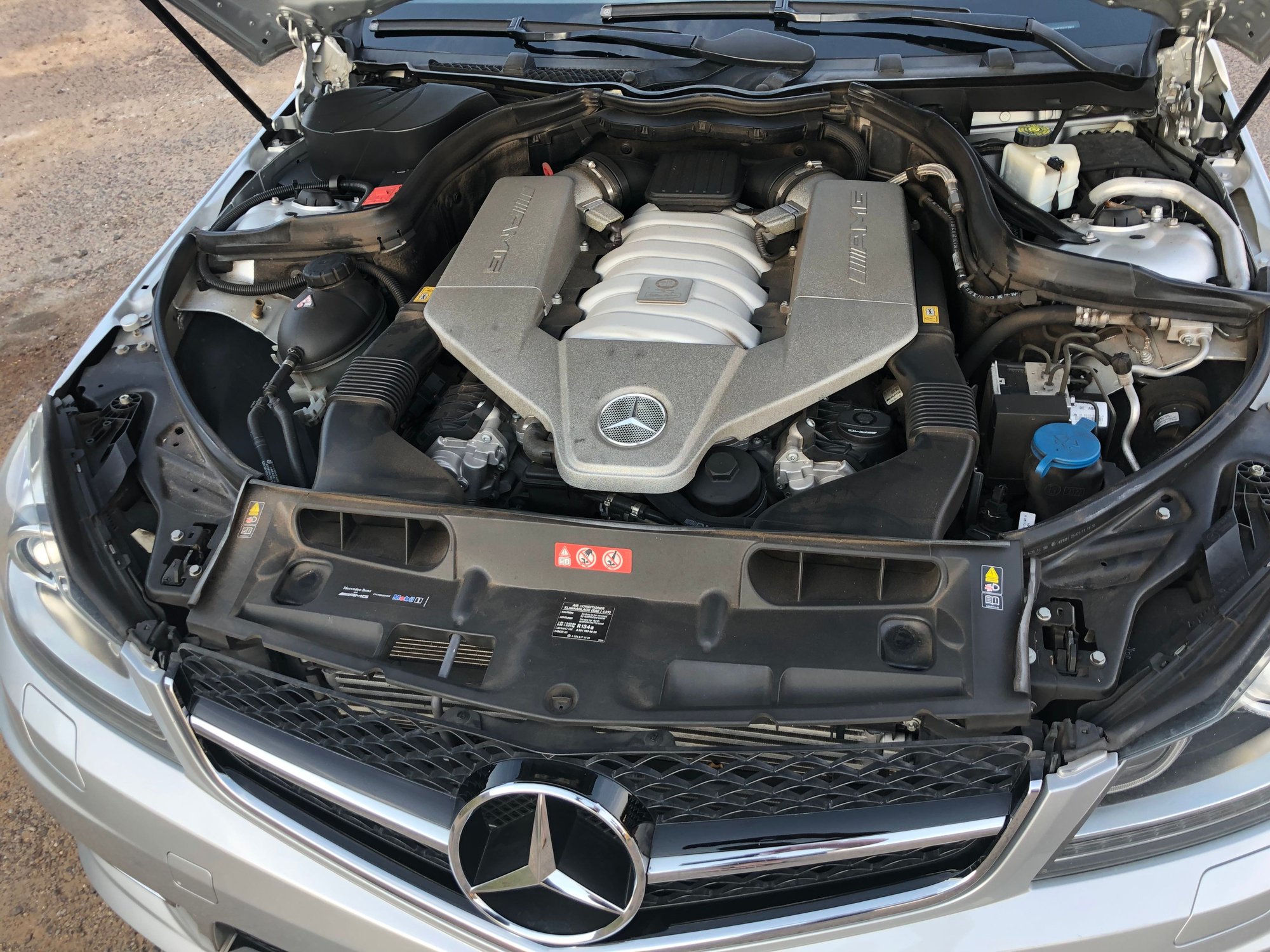 2012 Mercedes-Benz C63 AMG - 2012  Mercedes Benz  C63  AMG,  38k miles! - Used - VIN WDDGJ7HB7CF777907 - 38,000 Miles - 8 cyl - 2WD - Automatic - Coupe - Silver - Phoenix, AZ 85016, United States