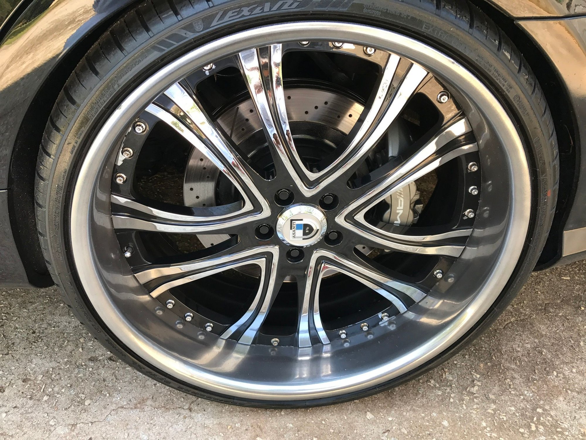 Wheels and Tires/Axles - Asanti rim and tires for CLS,S,Cl class Mercedes - Used - Atlanta, GA 30135, United States