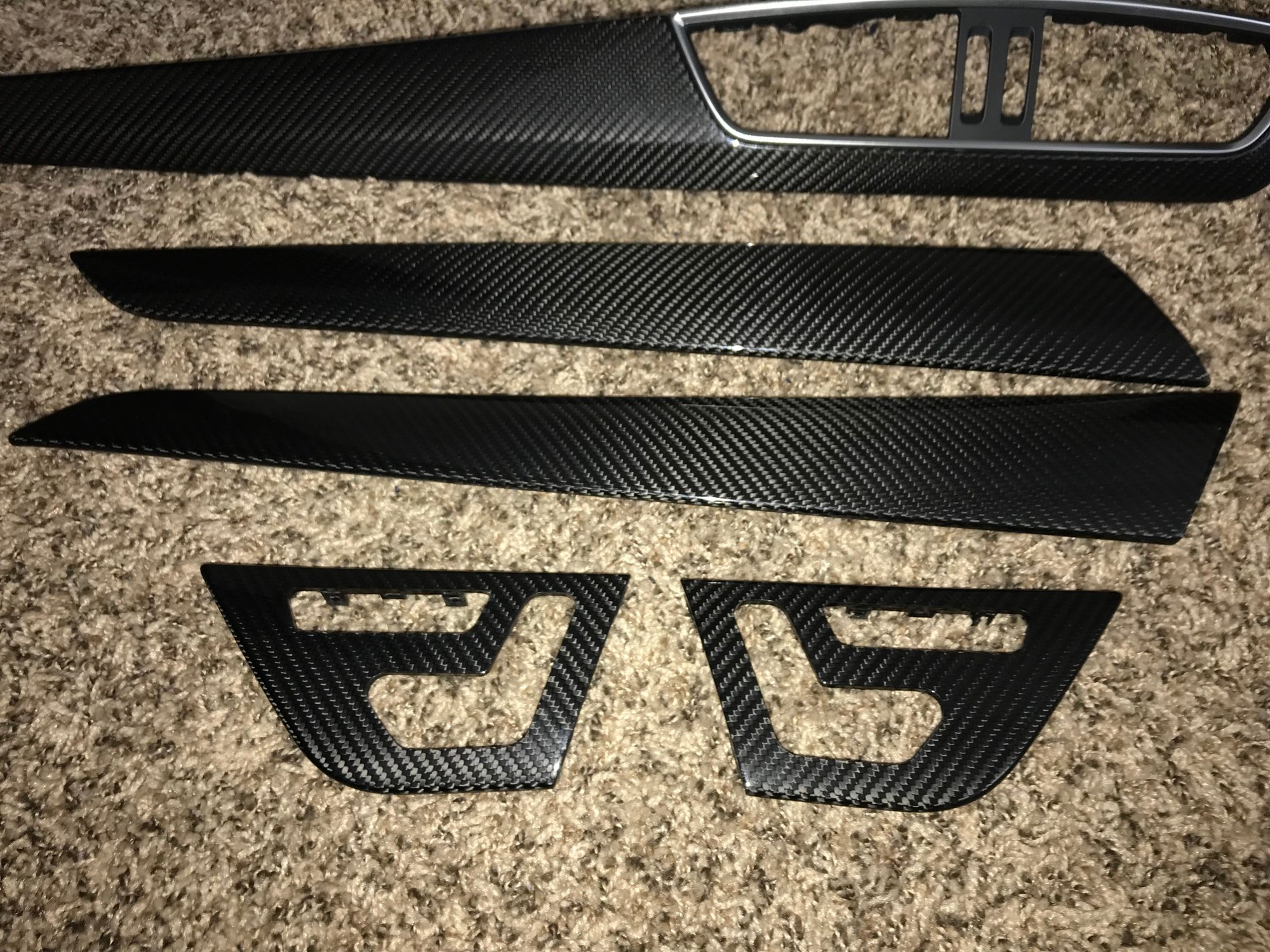 Interior/Upholstery - C63 Coupe Carbon Fiber Trim - Used - 2012 to 2015 Mercedes-Benz C63 AMG - Palm Springs, CA 92240, United States