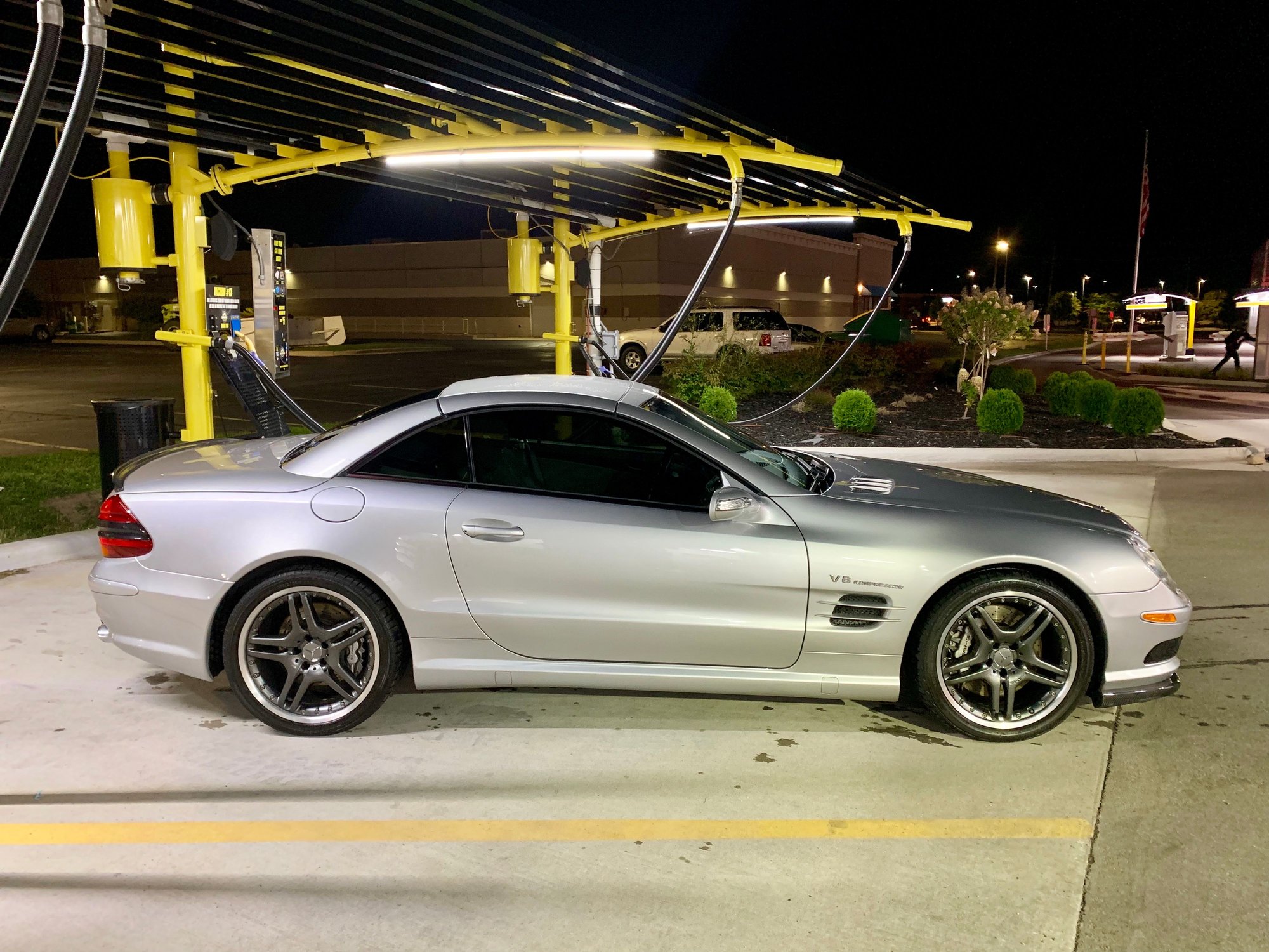 2004 Mercedes-Benz SL55 AMG - 2004 Mercedes-Benz SL55 AMG nicely modded - Used - VIN WDBSK74FX4F066129 - 113,100 Miles - 8 cyl - 2WD - Automatic - Convertible - Silver - New Baltimore, MI 48047, United States