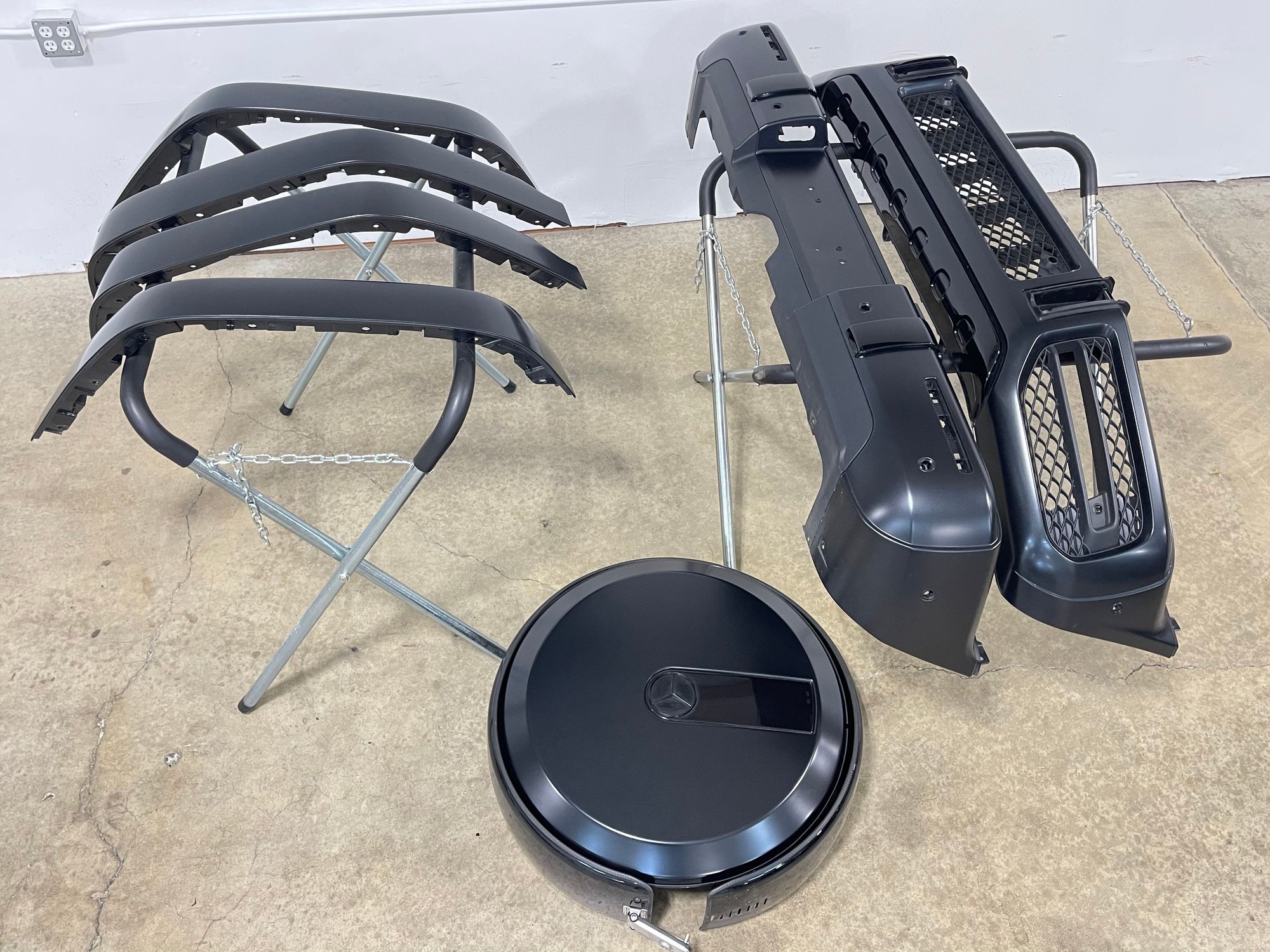 2019 G63 Bumpers/Fender Flares/ Back Wheel Cover/ Front Bar MBWorld