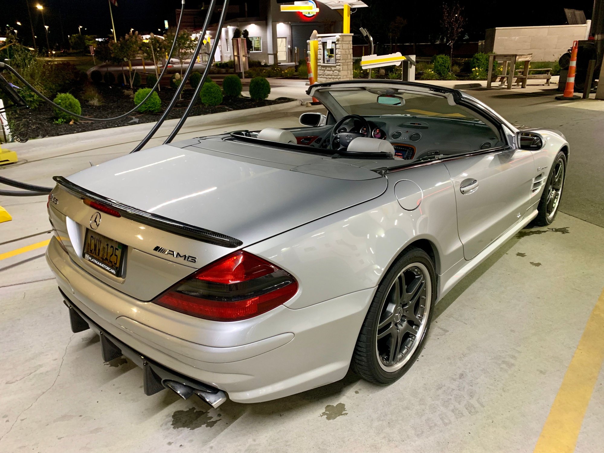 2004 Mercedes-Benz SL55 AMG - 2004 Mercedes-Benz SL55 AMG nicely modded - Used - VIN WDBSK74FX4F066129 - 113,100 Miles - 8 cyl - 2WD - Automatic - Convertible - Silver - New Baltimore, MI 48047, United States