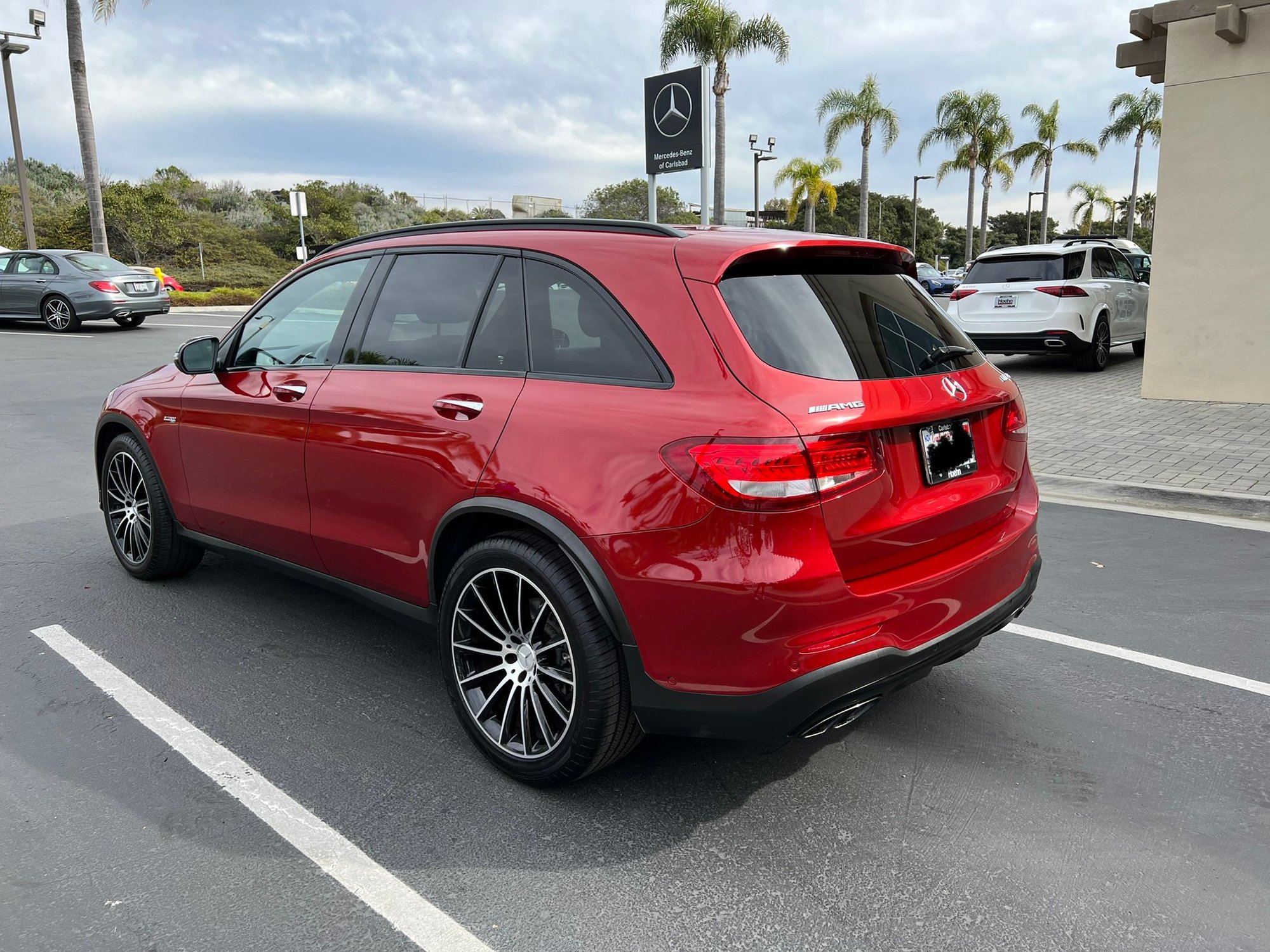2018 Mercedes-Benz GLC43 AMG - CPO 2018 GLC43 (SoCal) - Used - VIN WDC0G6EB5JF355103 - 76,500 Miles - 6 cyl - AWD - Automatic - SUV - Red - San Diego, CA 92122, United States