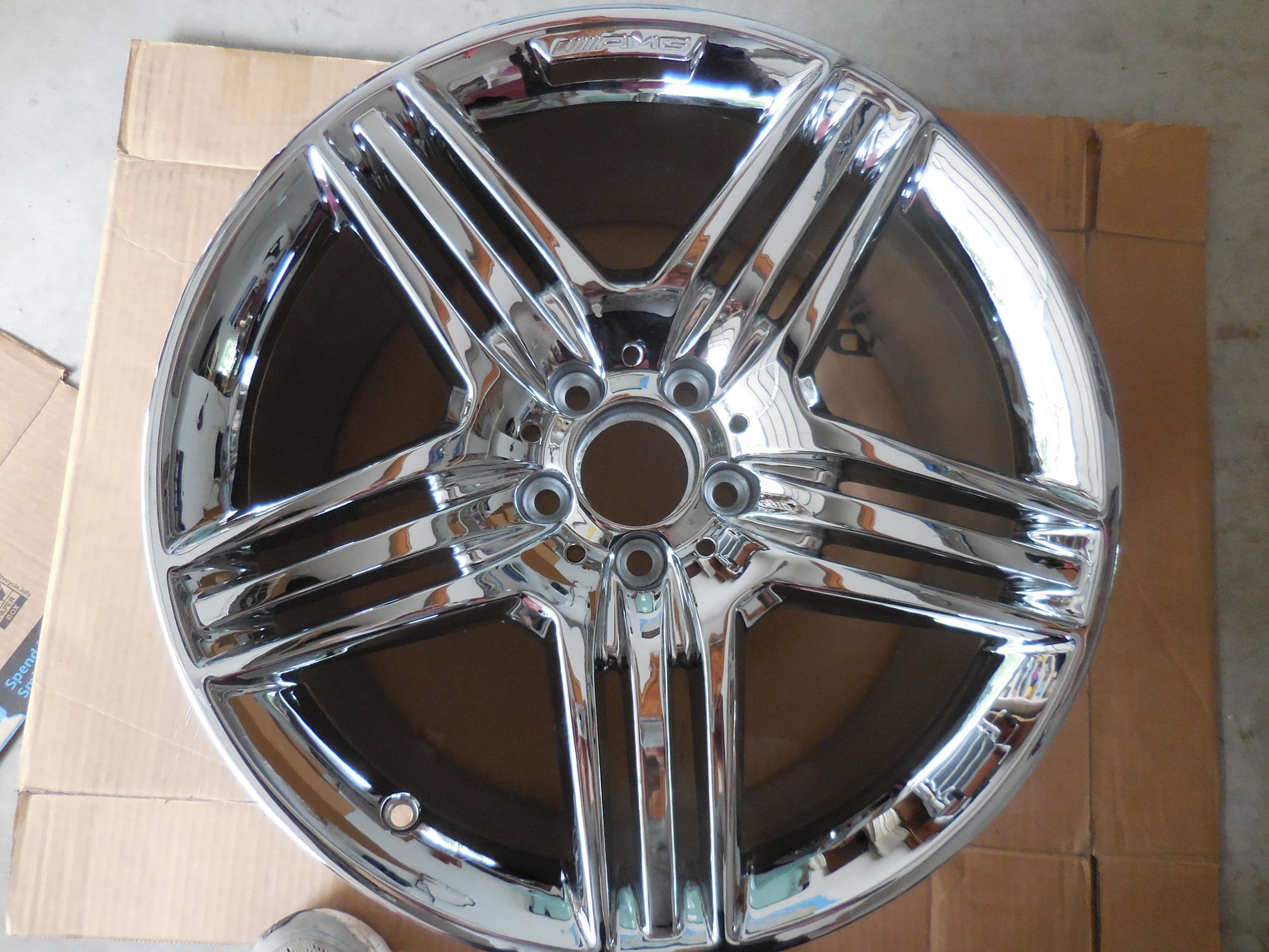 Wheels and Tires/Axles - W221 Triple Five Spoke AMG Wheels - Chrome - Used - 2012 to 2013 Mercedes-Benz S550 - Austin, TX 78704, United States