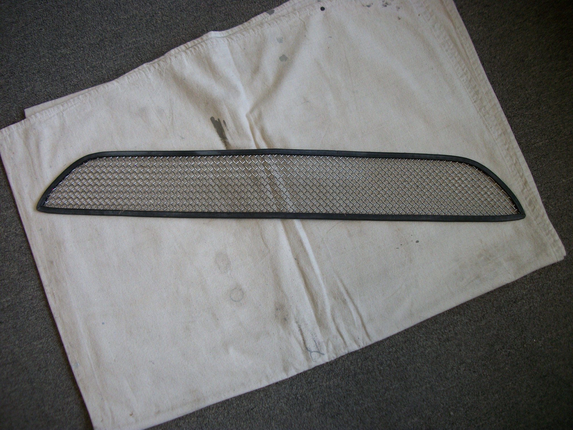 Exterior Body Parts - Black Chrome Stainless Steel Mesh Bumper Grille - Used - 2011 Mercedes-Benz C300 - Torrington, CT 06790, United States