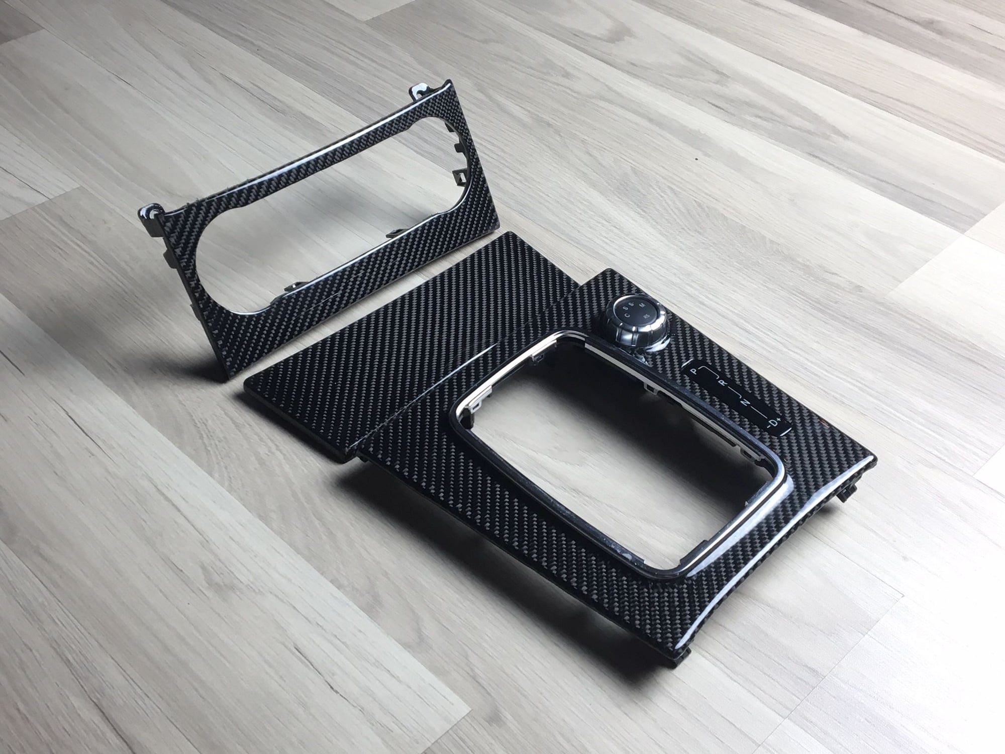 Interior/Upholstery - FS: 2011+ RHD C63 CF lower trims - ash tray, gear shifter, and A/C control trims - New - 2011 to 2014 Mercedes-Benz C63 AMG - Kolobrzeg, Poland