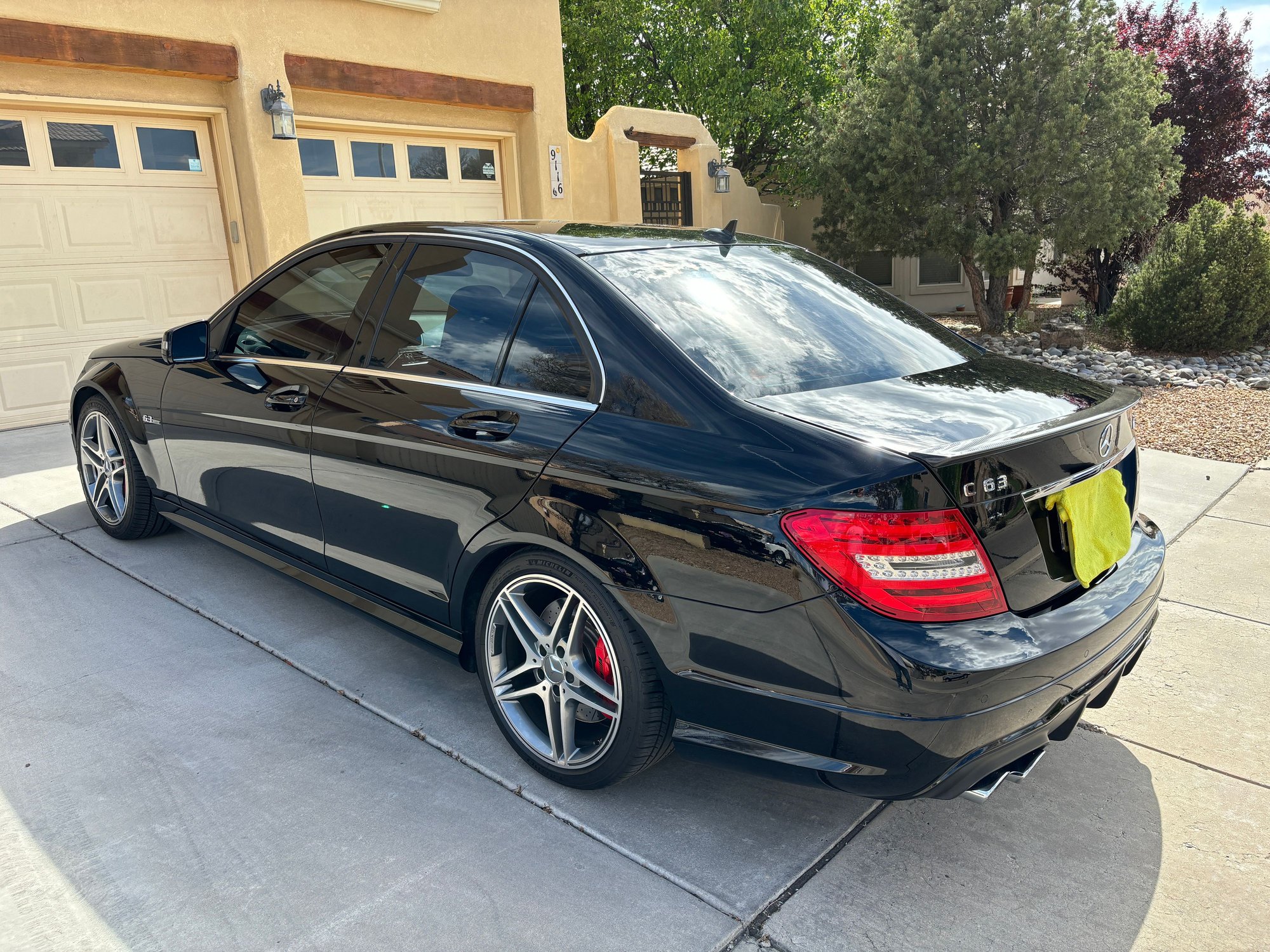 2013 Mercedes-Benz C63 AMG - 2013 Mercedes Benz C63 AMG - Used - VIN WDDGF7HB3DA807601 - 35,500 Miles - 8 cyl - 2WD - Automatic - Sedan - Black - Albuquerque, NM 87122, United States
