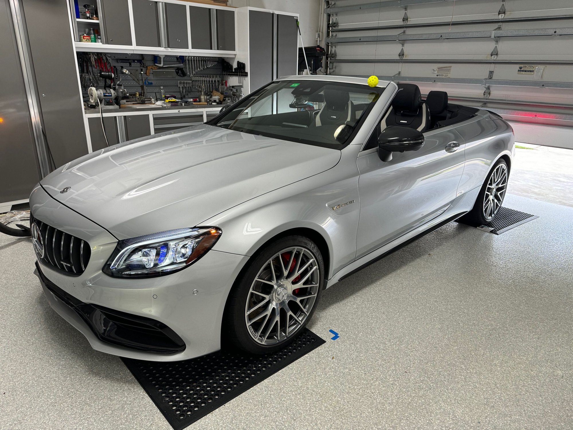 2021 Mercedes-Benz C-Class - Mercedes Benz 2021 C63S Cabriolet. Pristine condition. Only 3,600 miles! - Used - VIN W1KWK8HB7MG094129 - 8 cyl - AWD - Automatic - Convertible - Silver - Boca Raton, FL 33496, United States