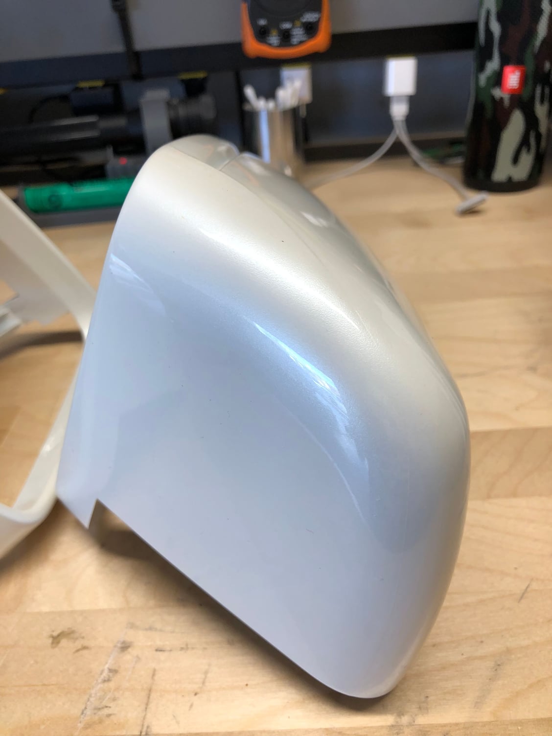 Exterior Body Parts - Face Lift C63 Side Mirror Covers - Diamond White Metallic - Used - 2012 to 2015 Mercedes-Benz C63 AMG - Riverside, CA 92507, United States
