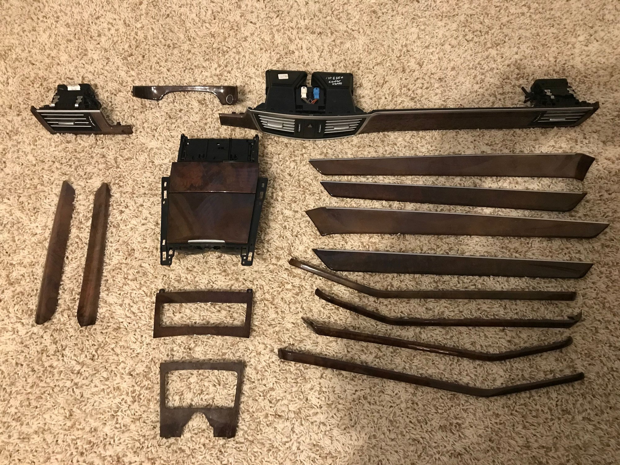 Interior/Upholstery - MB W212 E Full interior wood trim set - Used - All Years  All Models - All Years  All Models - Irvine, CA 92618, United States
