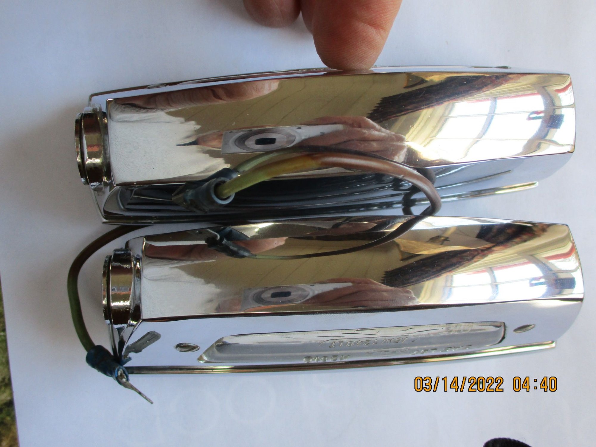 Exterior Body Parts - FS, excellent pair of license plate lights - Used - 1960 to 1980 Mercedes-Benz 250 - Greenback, TN 37742, United States