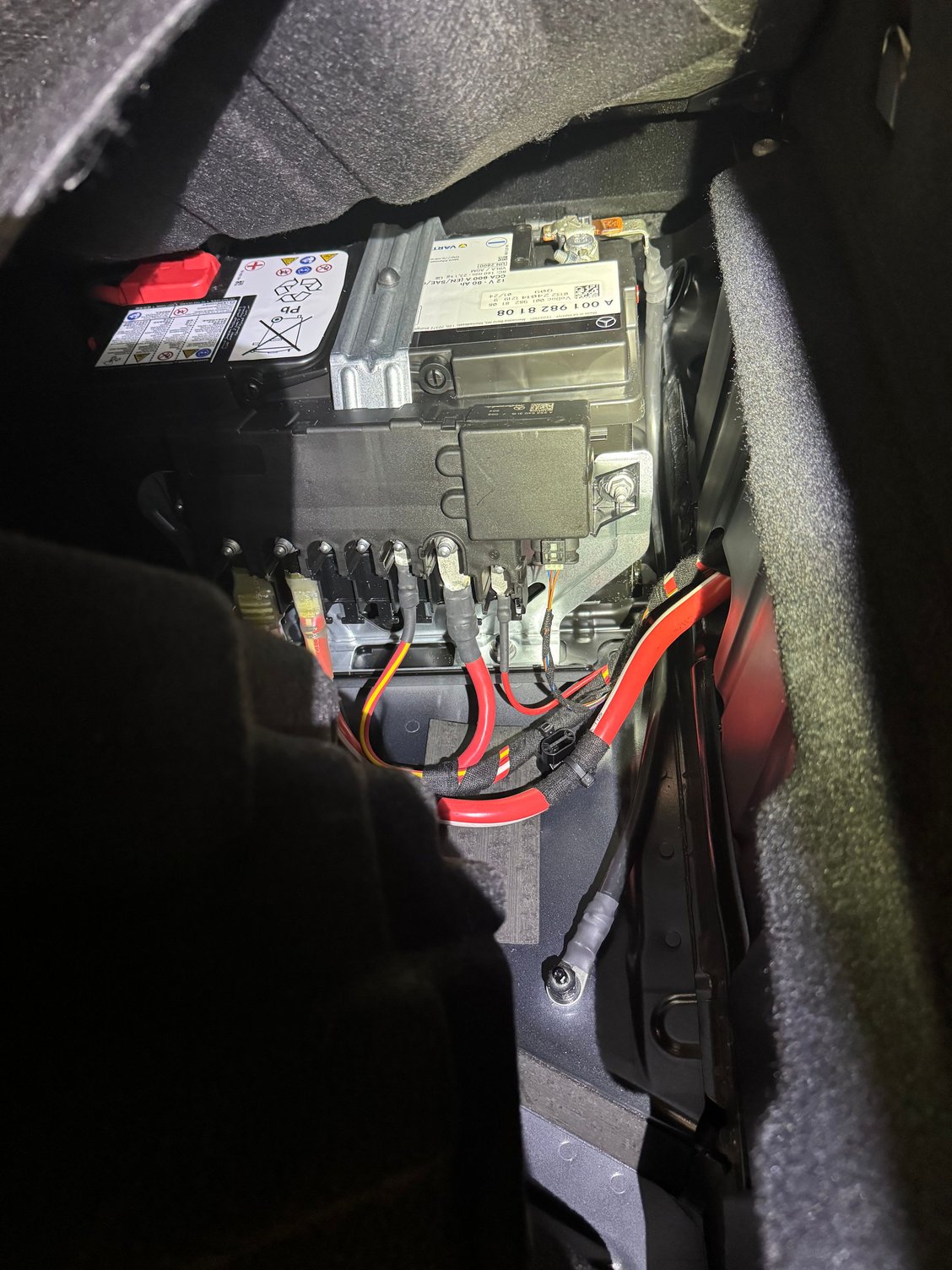 2024 GLC AMG 12V battery negative terminal location Forums