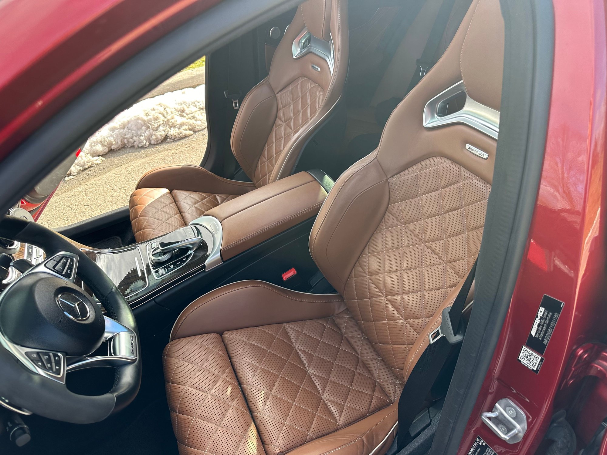 2017 Mercedes-Benz C63 AMG S - 2017 Mercedes Benz c63S AMG stage 2 PTG tuned rare color combo - Used - VIN 55SWF8HB0HU187460 - 33,000 Miles - 8 cyl - Red - Rochester Hills Michigan, MI 48307, United States