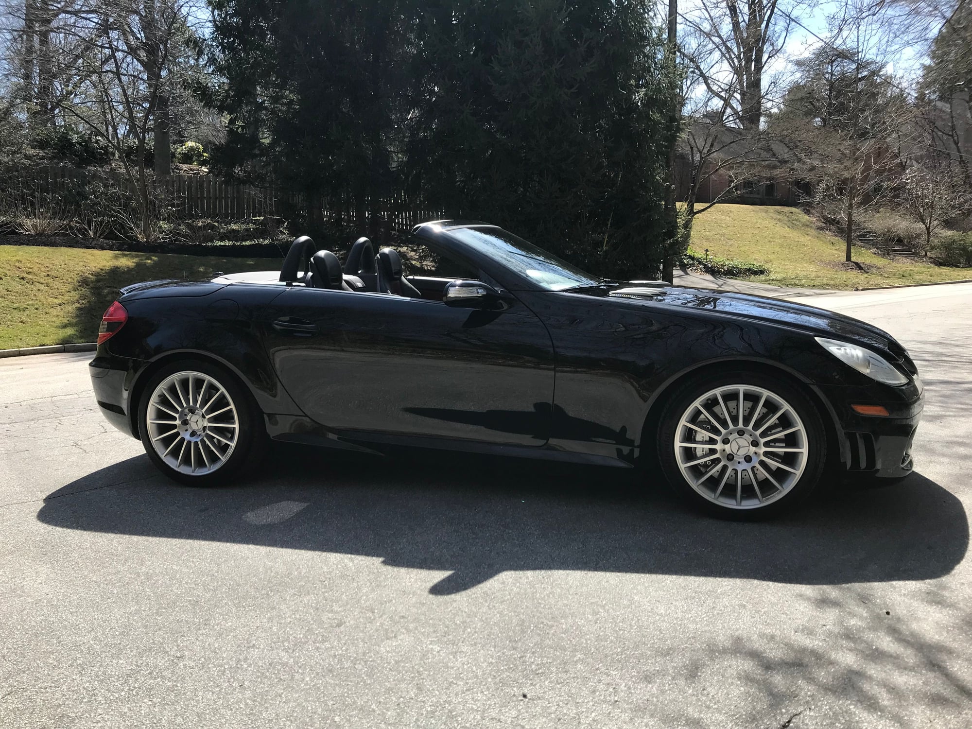 2008 Mercedes-Benz SLK55 AMG - Gorgeous SLK55 AMG, very low miles! - Used - VIN WDBWK73F48F176196 - 52 Miles - 8 cyl - 2WD - Automatic - Convertible - Black - Bryn Mawr, PA 19010, United States