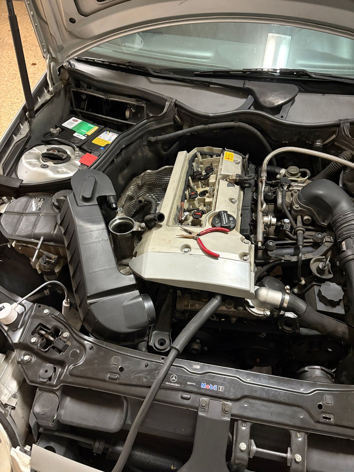 What the engine looks like now